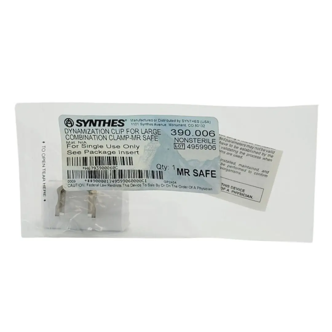 Synthes 390.006 Dynamization Clamp For Large Combination Clamp / MR Safe