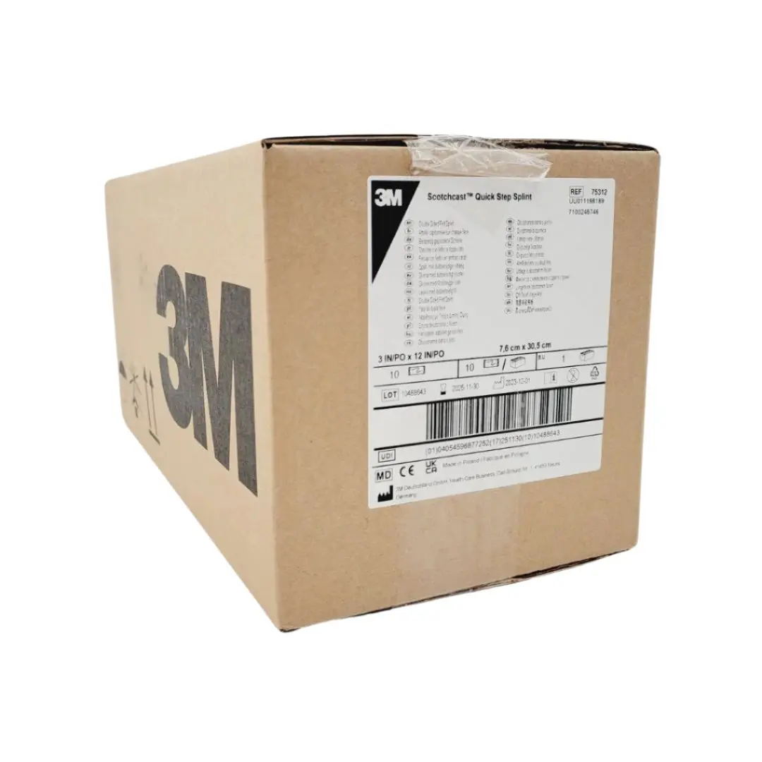 3M 75312 Scotchcast Quick Step Splint 3x12"/PO Box of 10