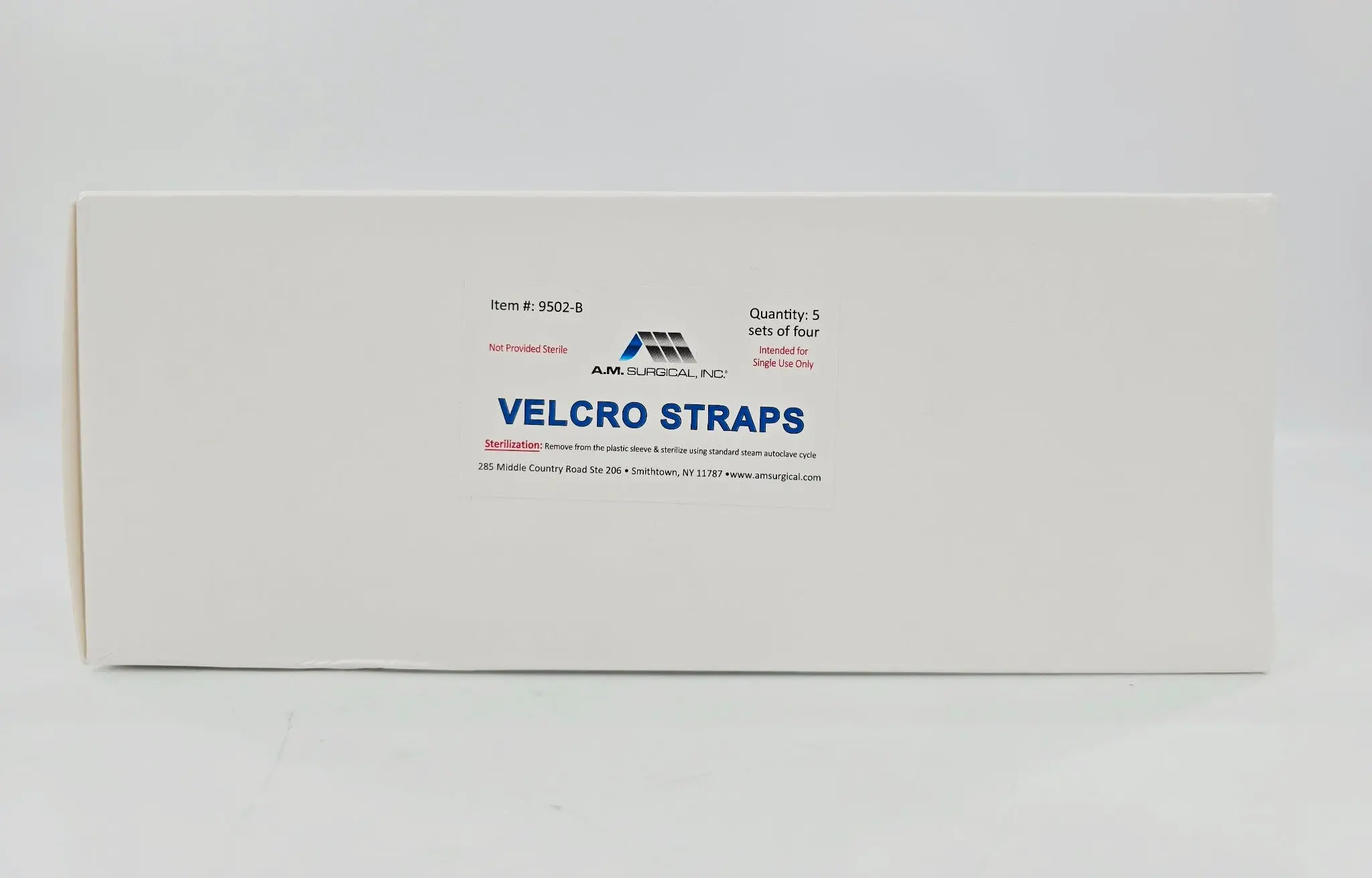 A.M. Surgical 9502-B Velcro Straps Set of 4 Autoclavable BX/5 - Image 2