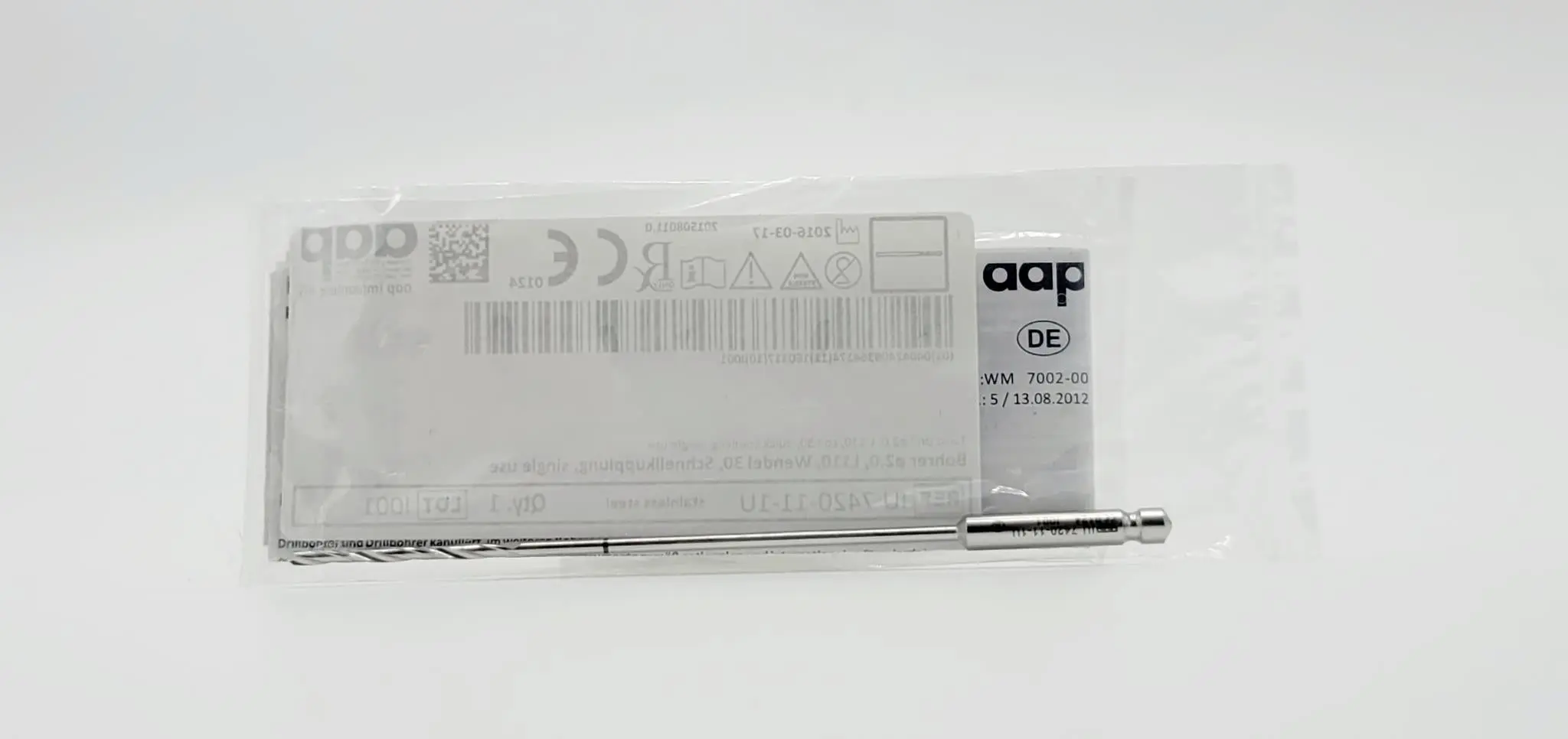 aap Implantate AG IU 7420-11-1U 2.0mm Twist Drill Quick Coupling 110cm - Image 3