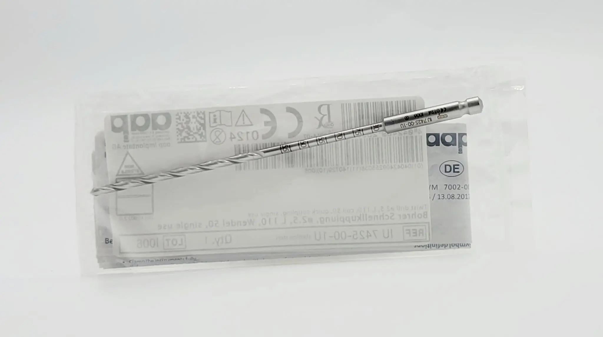 aap Implantate AG IU 7425-00-1U 2.5mm Twist Drill Quick Coupling 110cm - Image 3