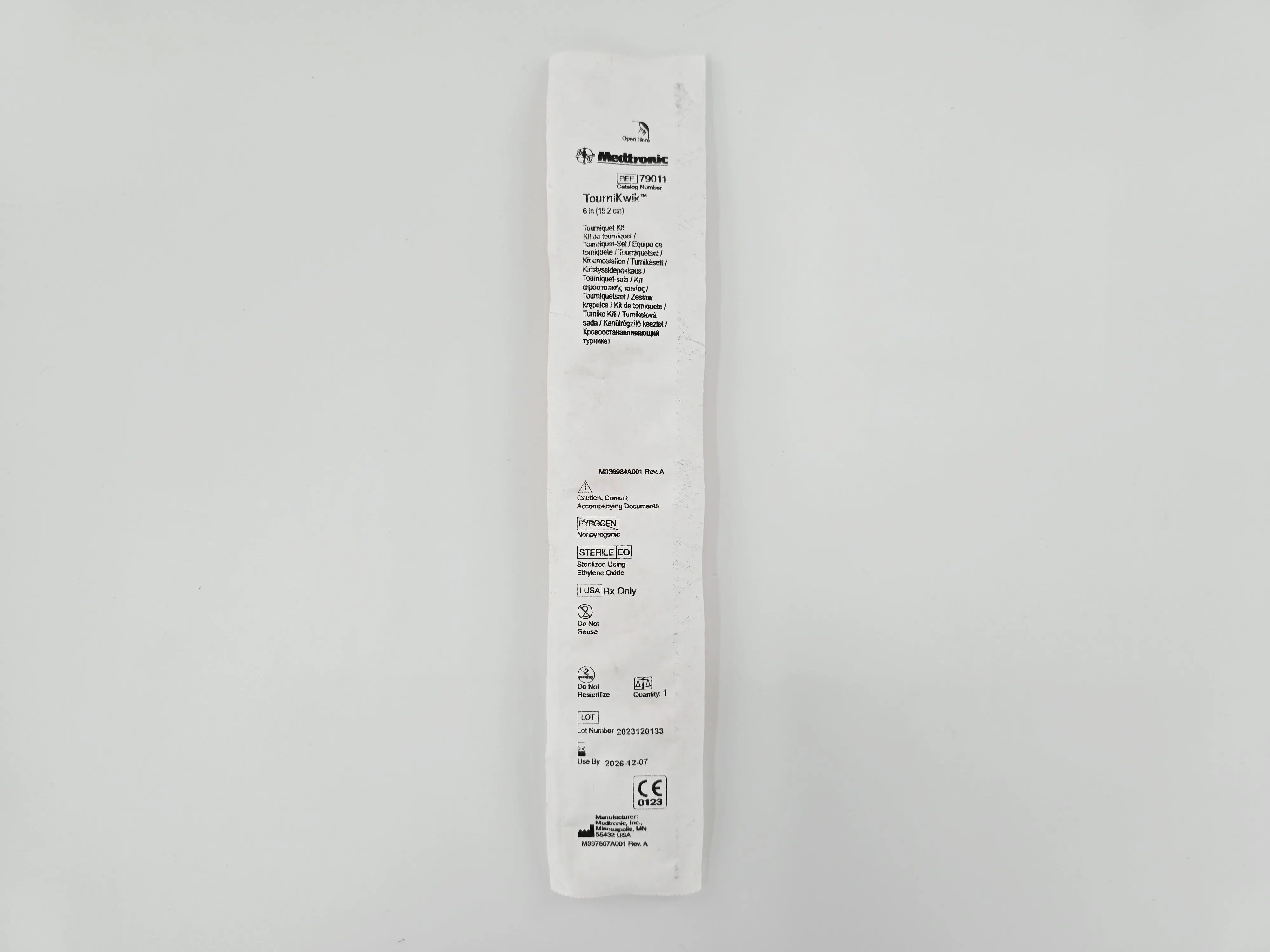 Medtronic 79011 TourniKwik Tourniquet Kit 6" - Image 2