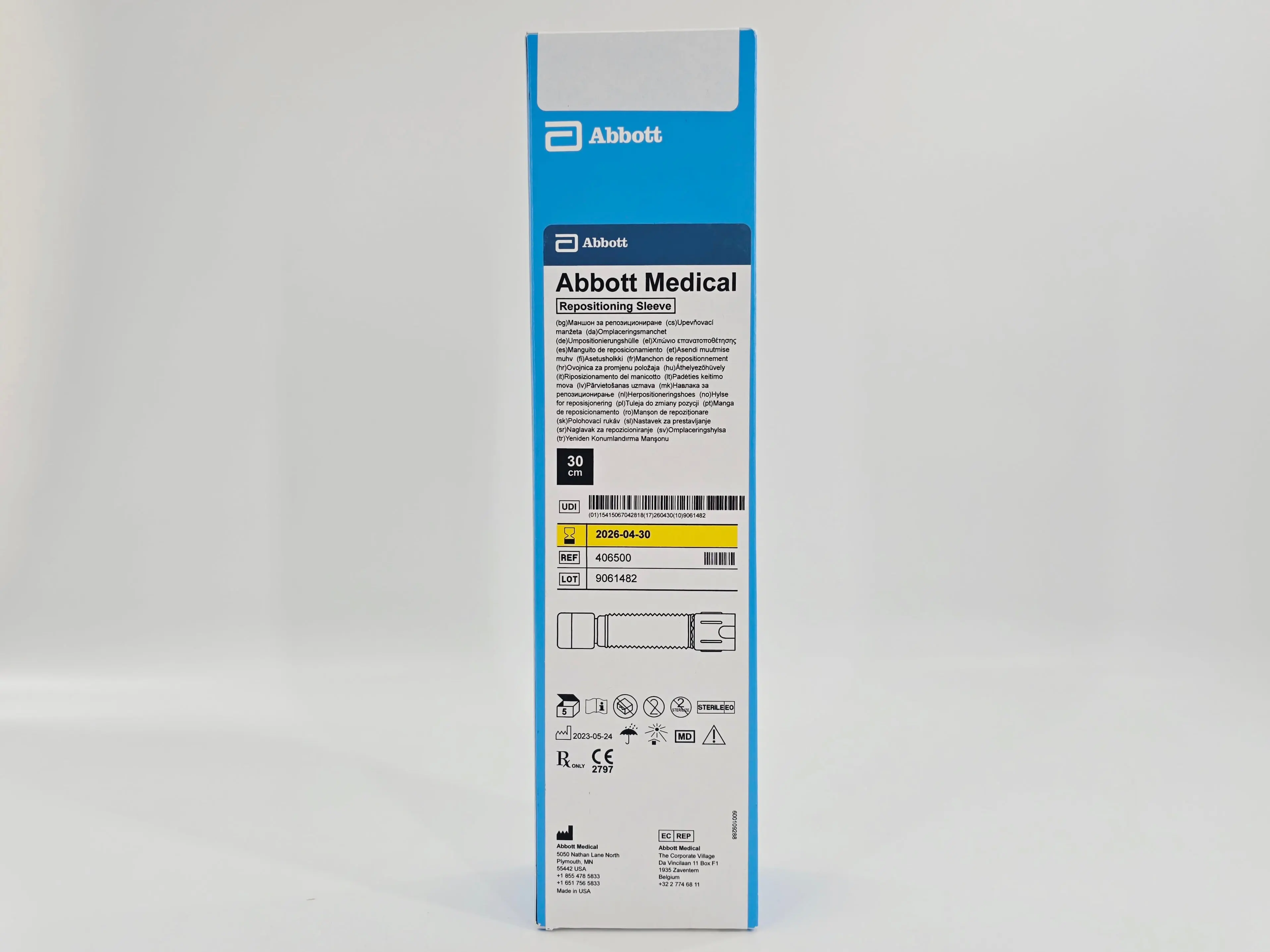 Abbott Medical 406500 Repositioning Sleeve 30cm BX/5 - Image 2