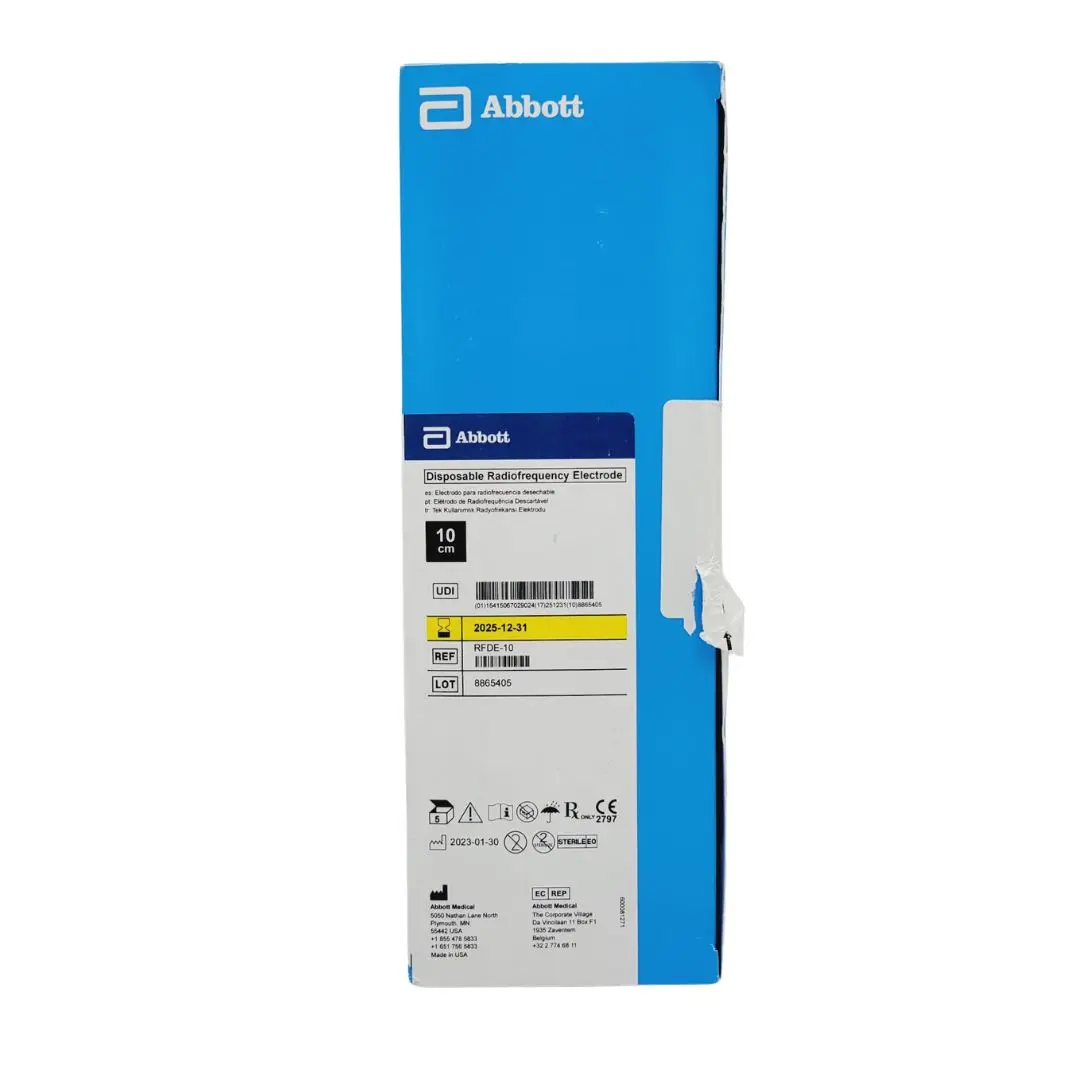 Abbott RFDE-10 Disposable Radiofrequency 10cm Electrode Box of 5