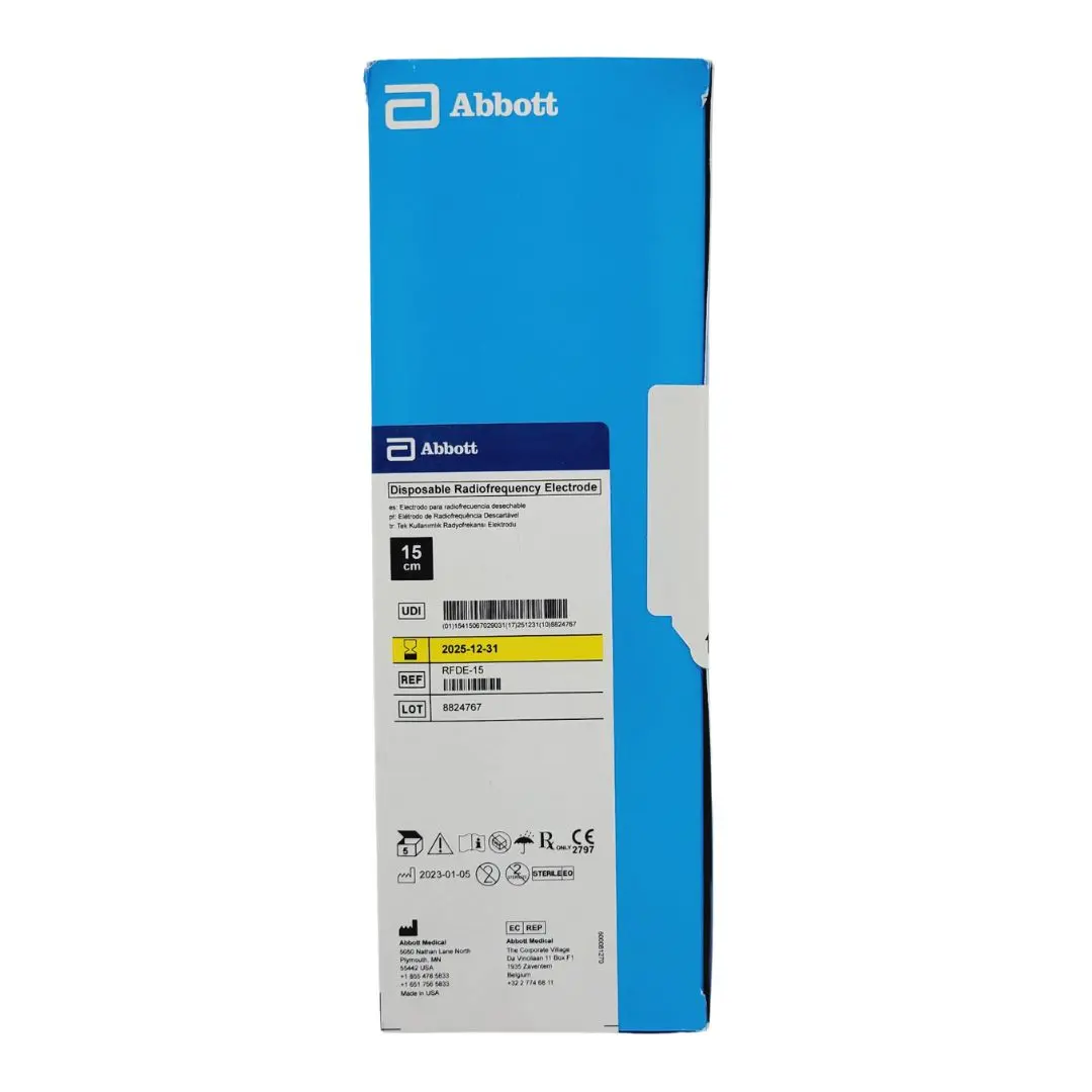 Abbott RFDE-15 Disposable Radiofrequency 15cm Electrode BX/5