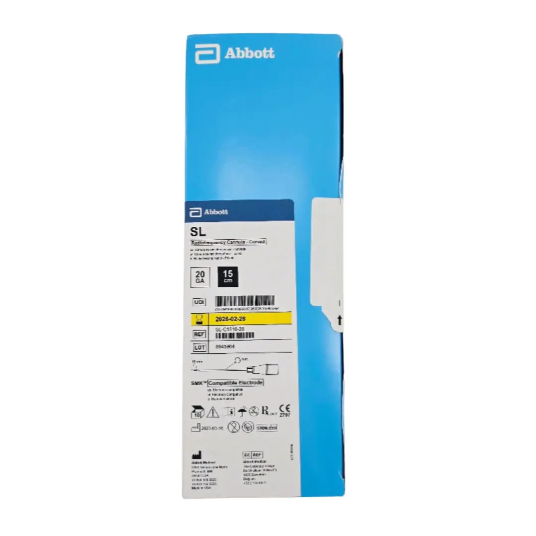 Abbott SL-C1510-20 SL Radiofrequency Cannula Curved 20Ga. x 15cm
