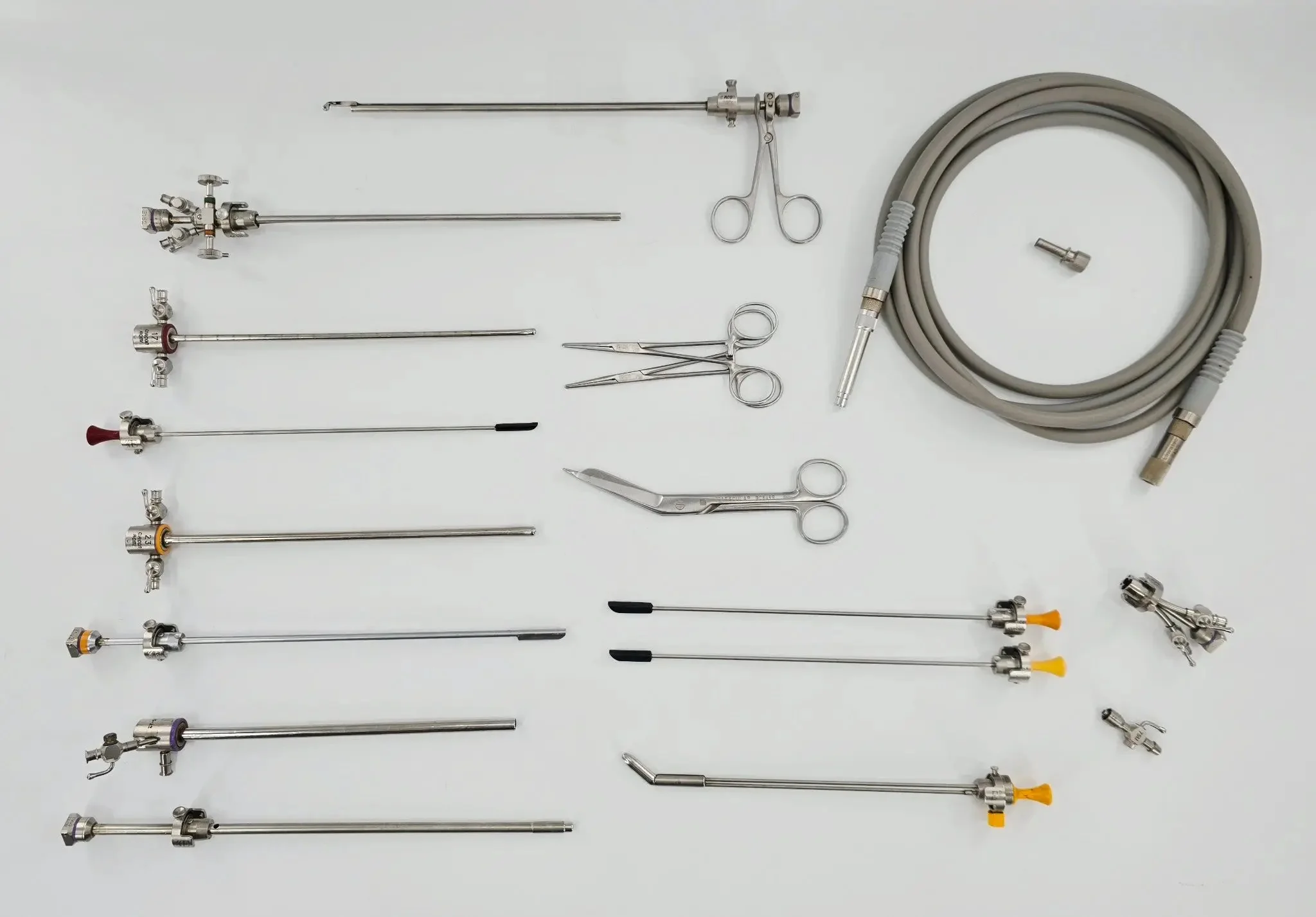 ACMI Circon Gyrus 17-Piece Cystoscope/ Resectoscope Surgical Instrument Set - Image 2