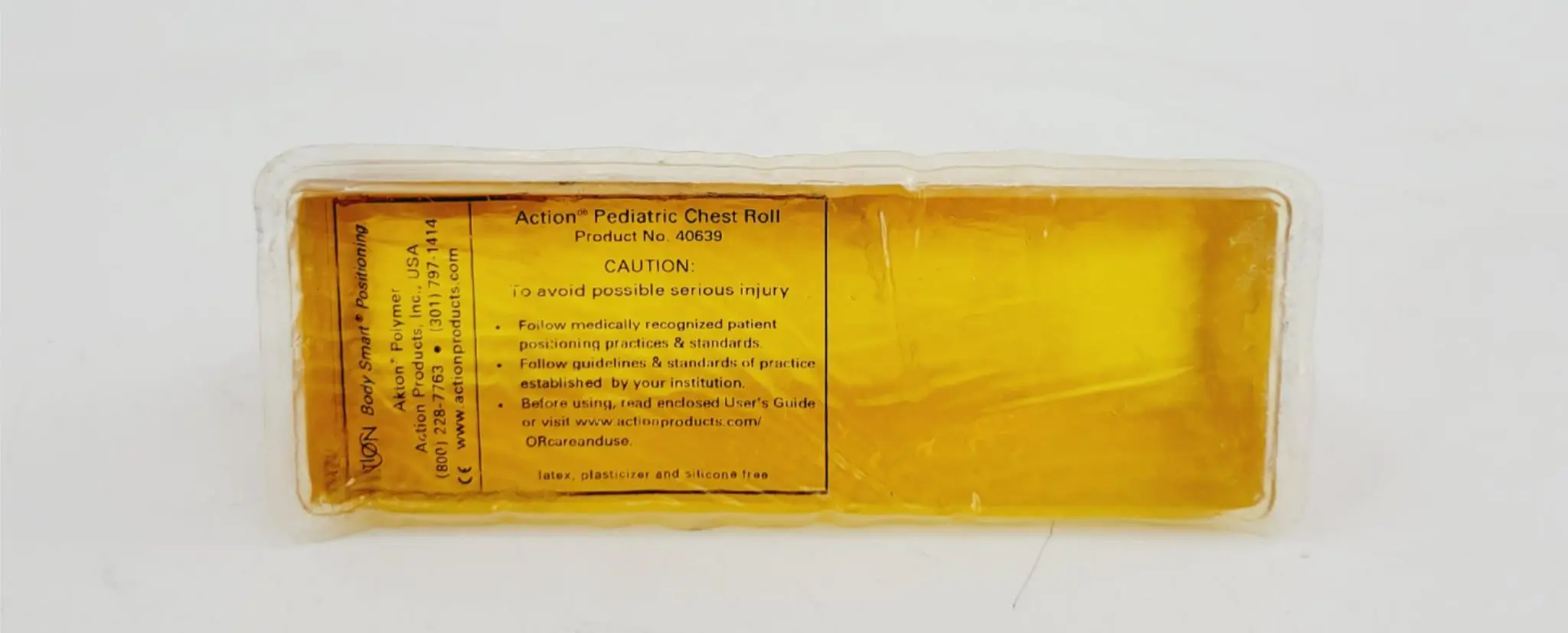 Action 40639 Body Smart Pediatric Flat Bottom Chest Roll 6" x 2" x 2" - Image 3