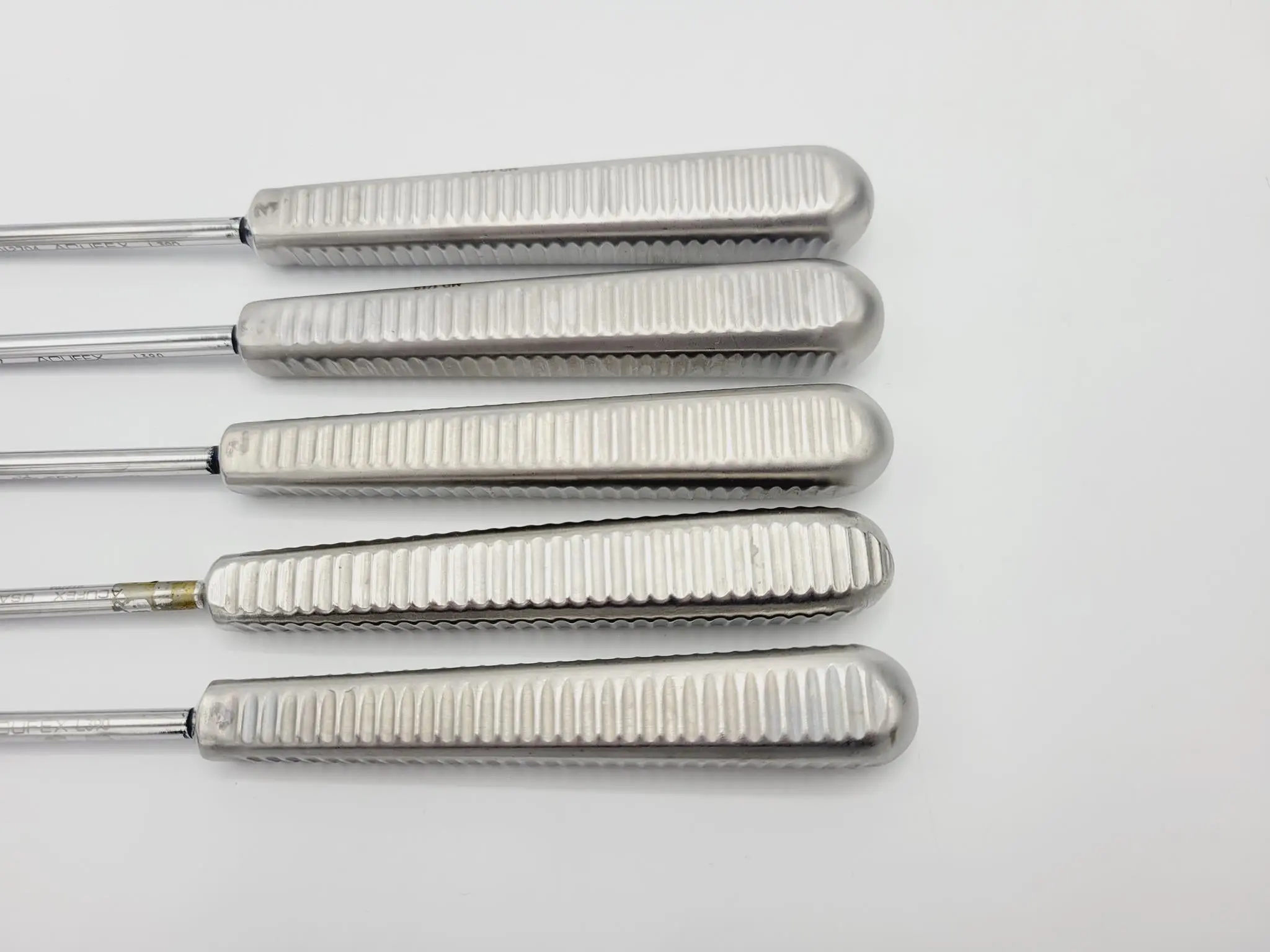 Acufex Curettes Regular & Ring w/ Sterilization Case Set of 5 - Image 4