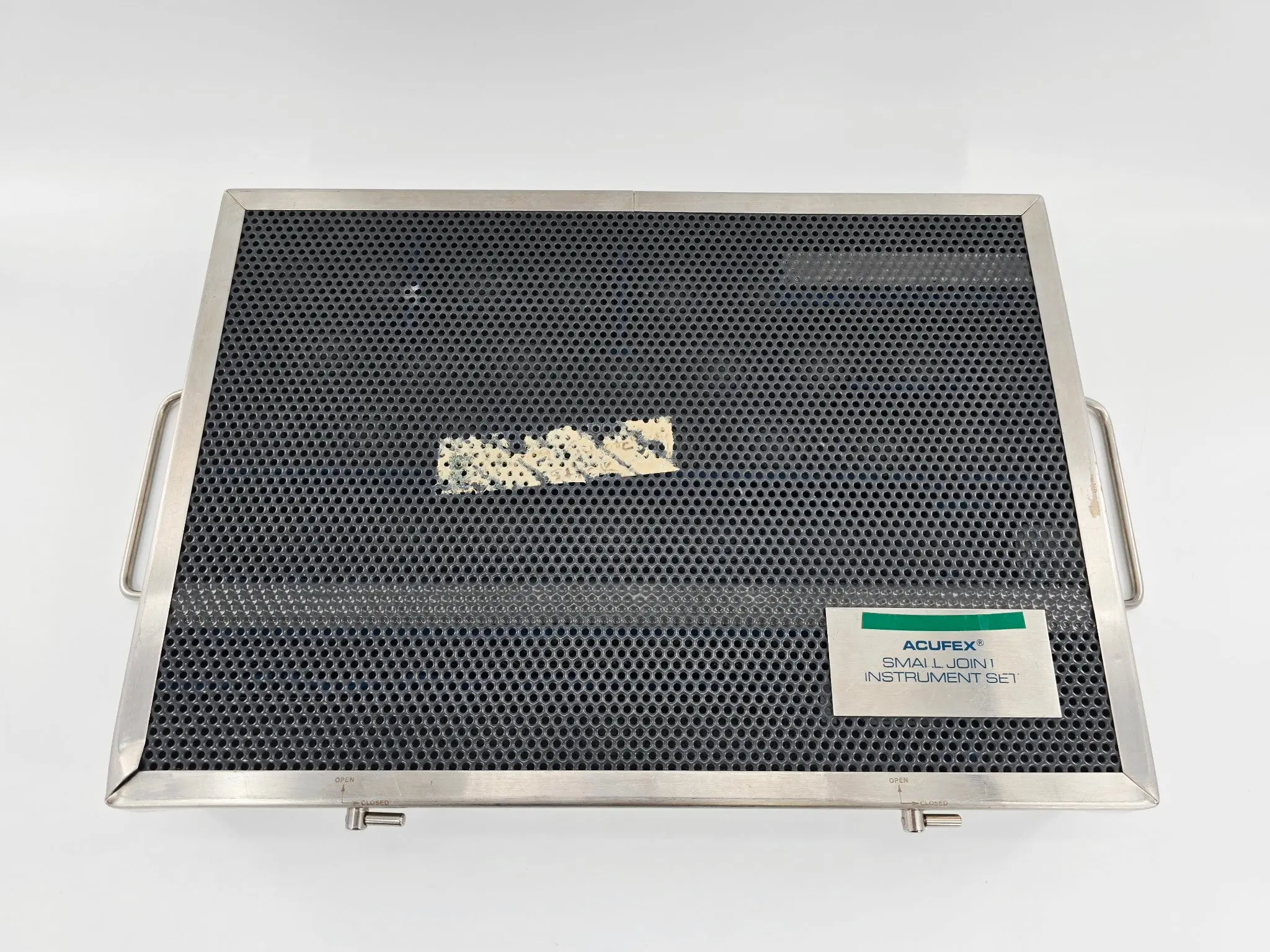 Acufex Sterilization Case for Small Joint Instrument Set 15 x 10 x 2 - Image 2