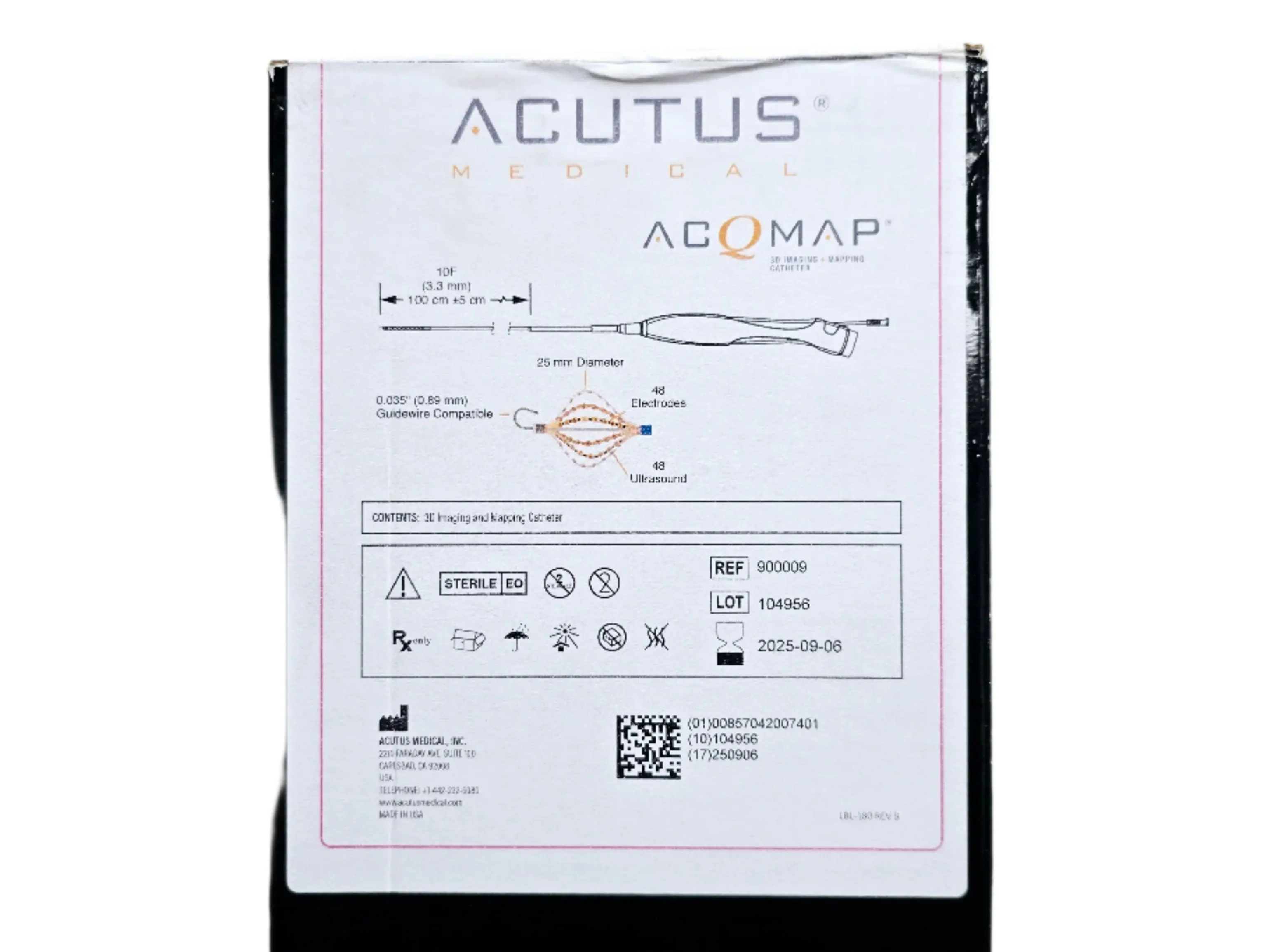 Acutus Medical 900009 AcQMap 3D Imaging & Mapping Catheter 10F - Image 4