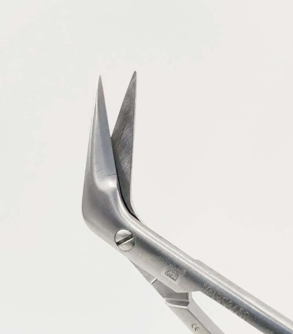 Aesculap BC245R DeBakey Durotip Scissors Angled TC 60° Sharp/Sharp 9-3/4" - Image 3