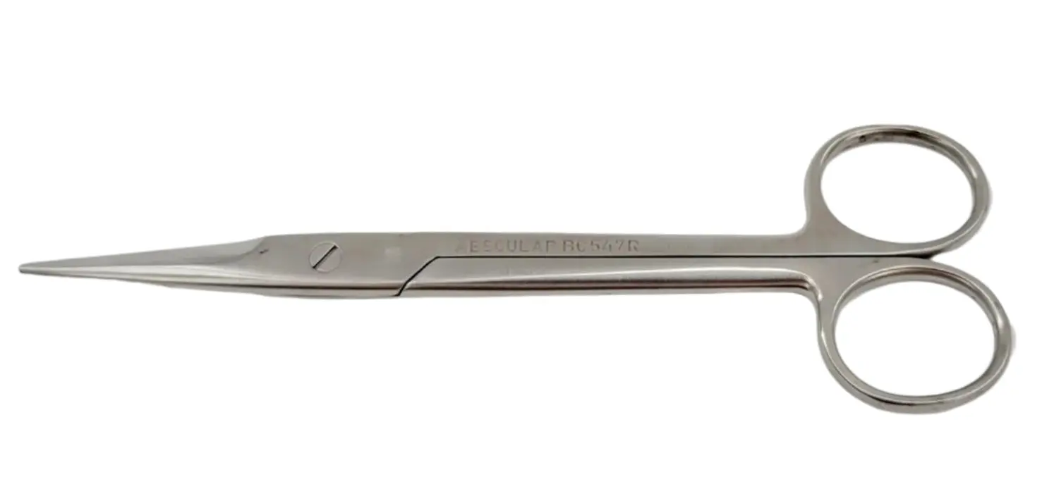 Aesculap BC547R Mayo Dissecting Scissors Straight Beveled Blade 6-3/4"