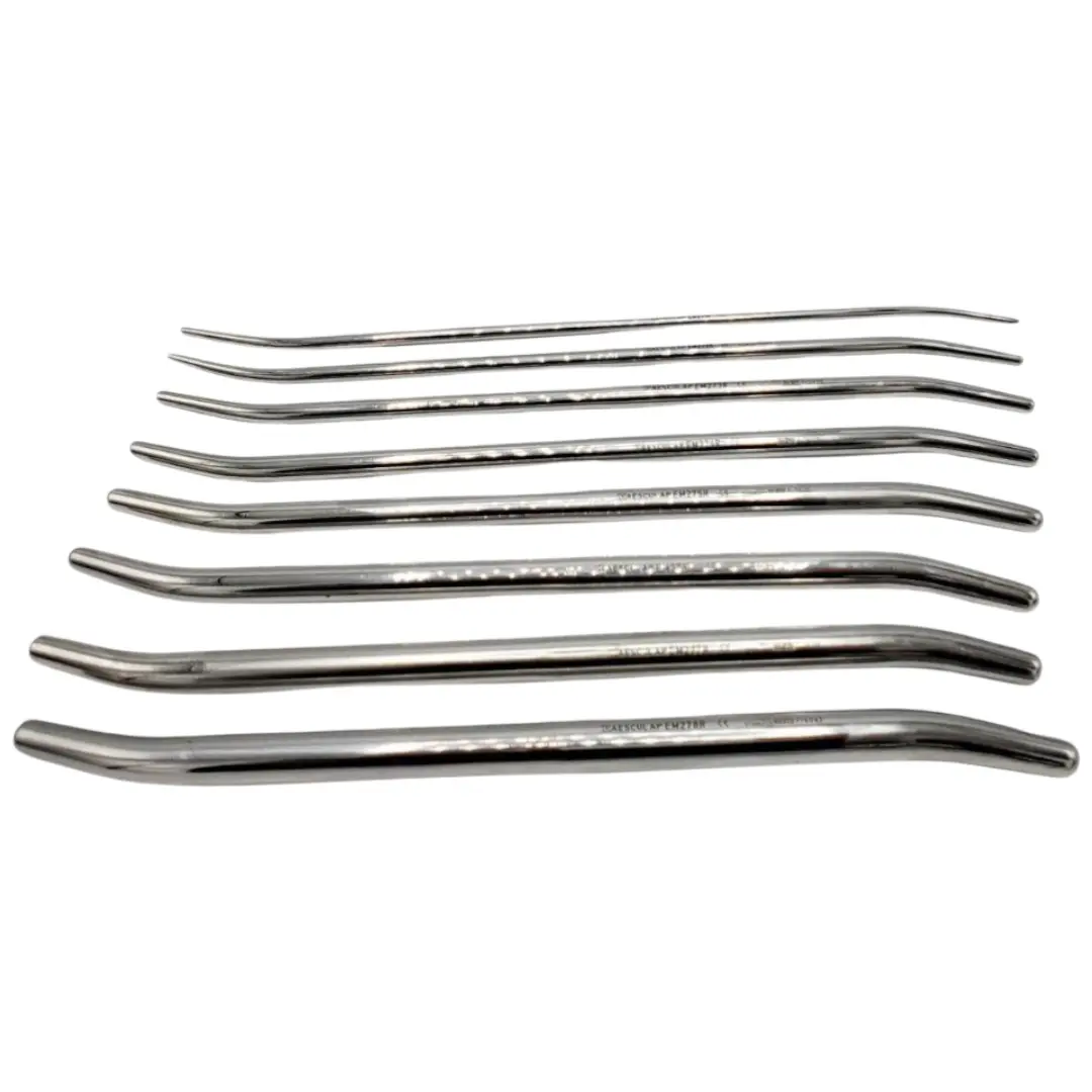 Aesculap EM270R Pratt Uterine Dilators Complete Set 11-1/2" Excellent Condition - Image 3