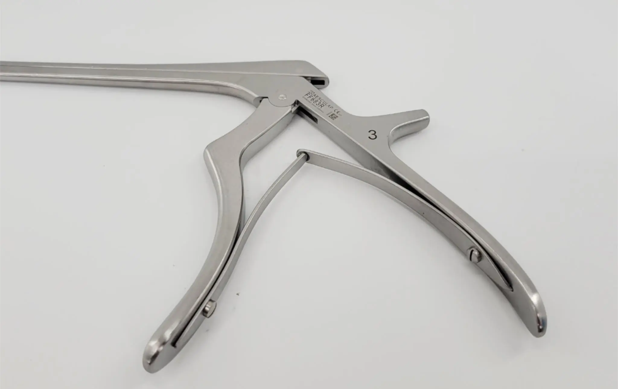 Aesculap FF683R Kerrison Non-Detachable Rongeur 130° Upward 12" - Image 3