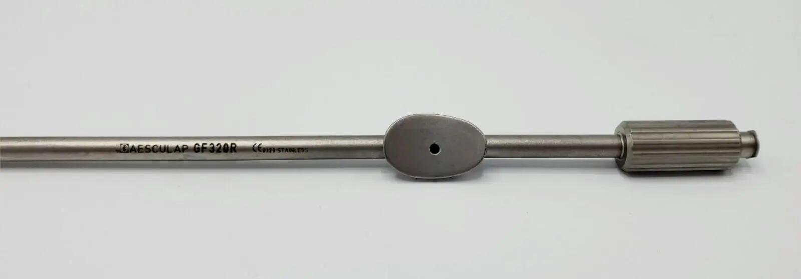 Aesculap GF320R Suction Irrigation Tube w/ Finger Valve Luer-Lock 15-3/4" - Image 3