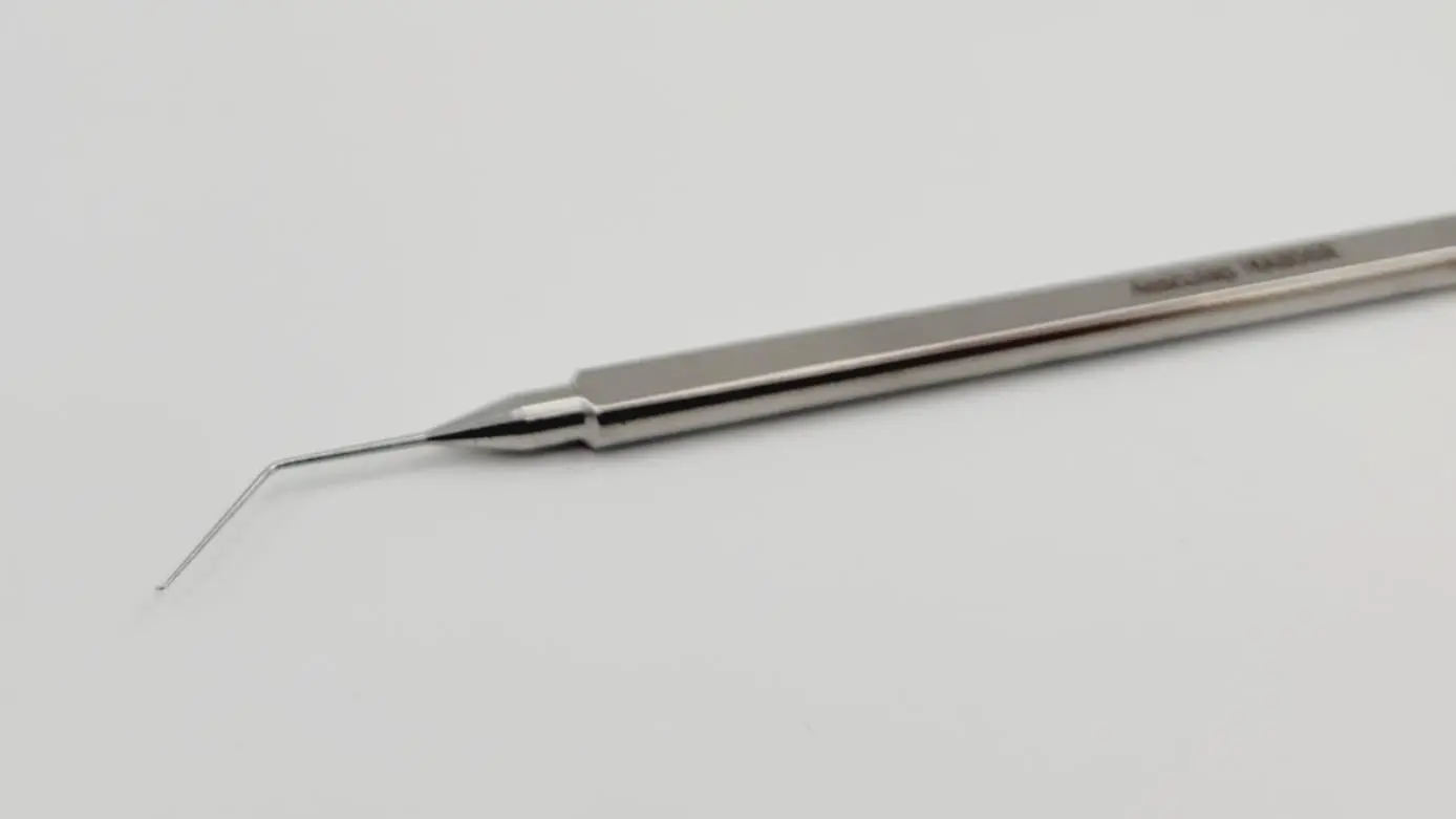 Aesculap MA806R Harris Sinskey Lens Manipulating Hook Angled 4.5in - Image 2