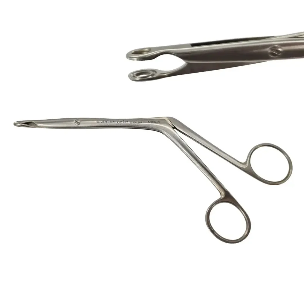 Aesculap OK441 Bruenings Septum Forceps Size M Fenestrated ENT 7-1/2"