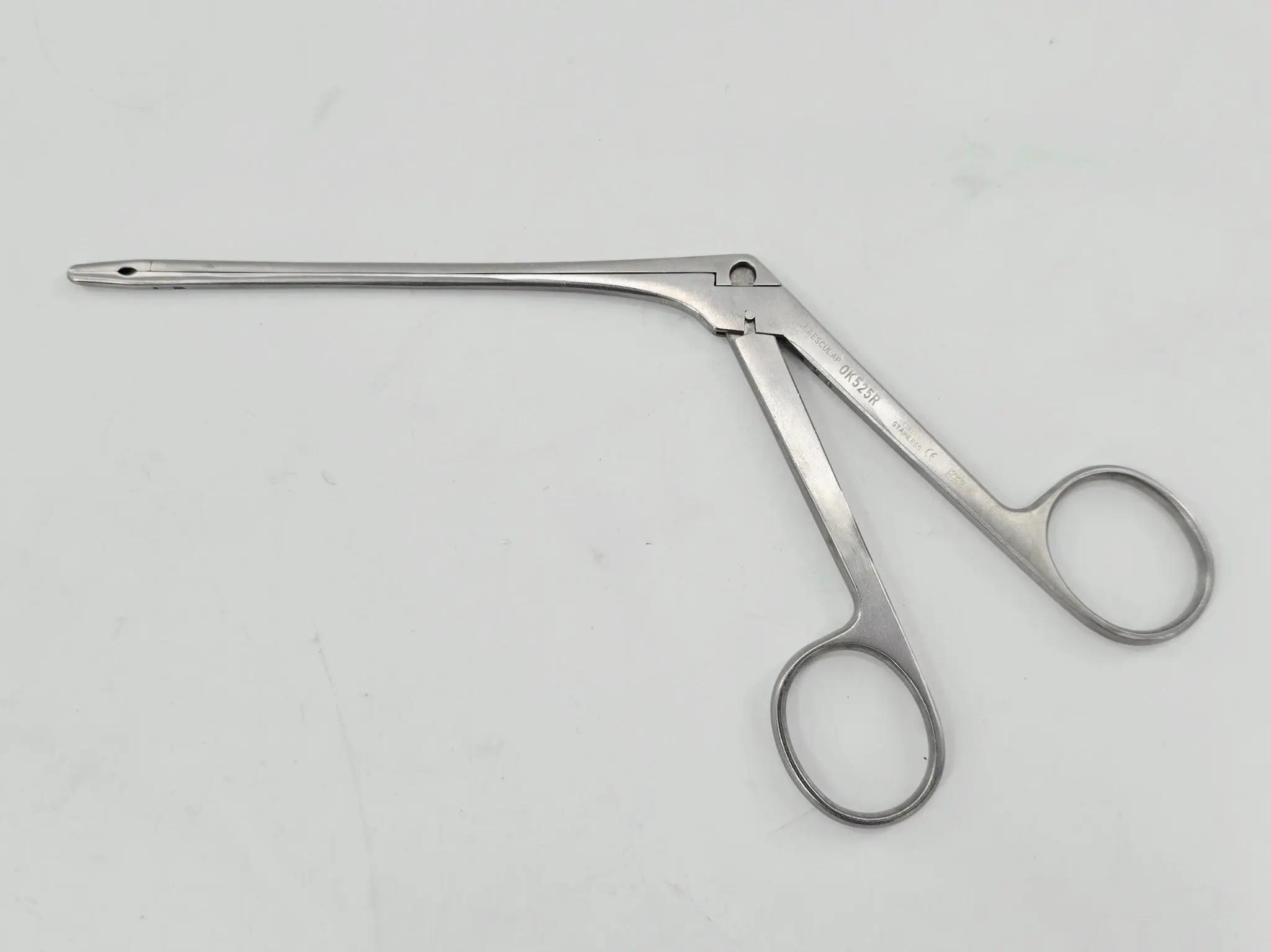 Aesculap OK525R Takahashi Rongeur Ethmoid Forceps Straight 3mm Oval Jaws 7-1/4" - Image 2