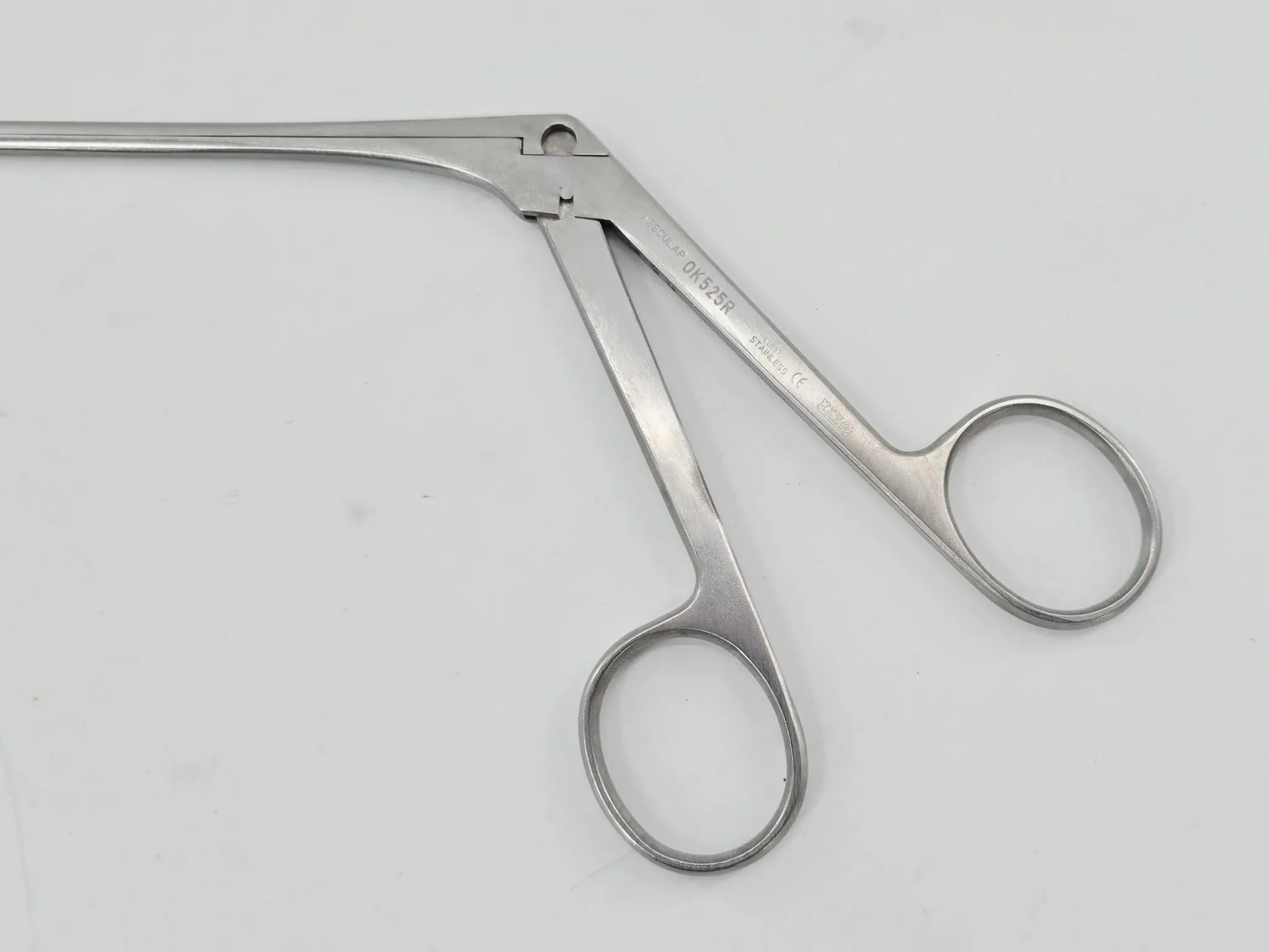 Aesculap OK525R Takahashi Rongeur Ethmoid Forceps Straight 3mm Oval Jaws 7-1/4" - Image 3