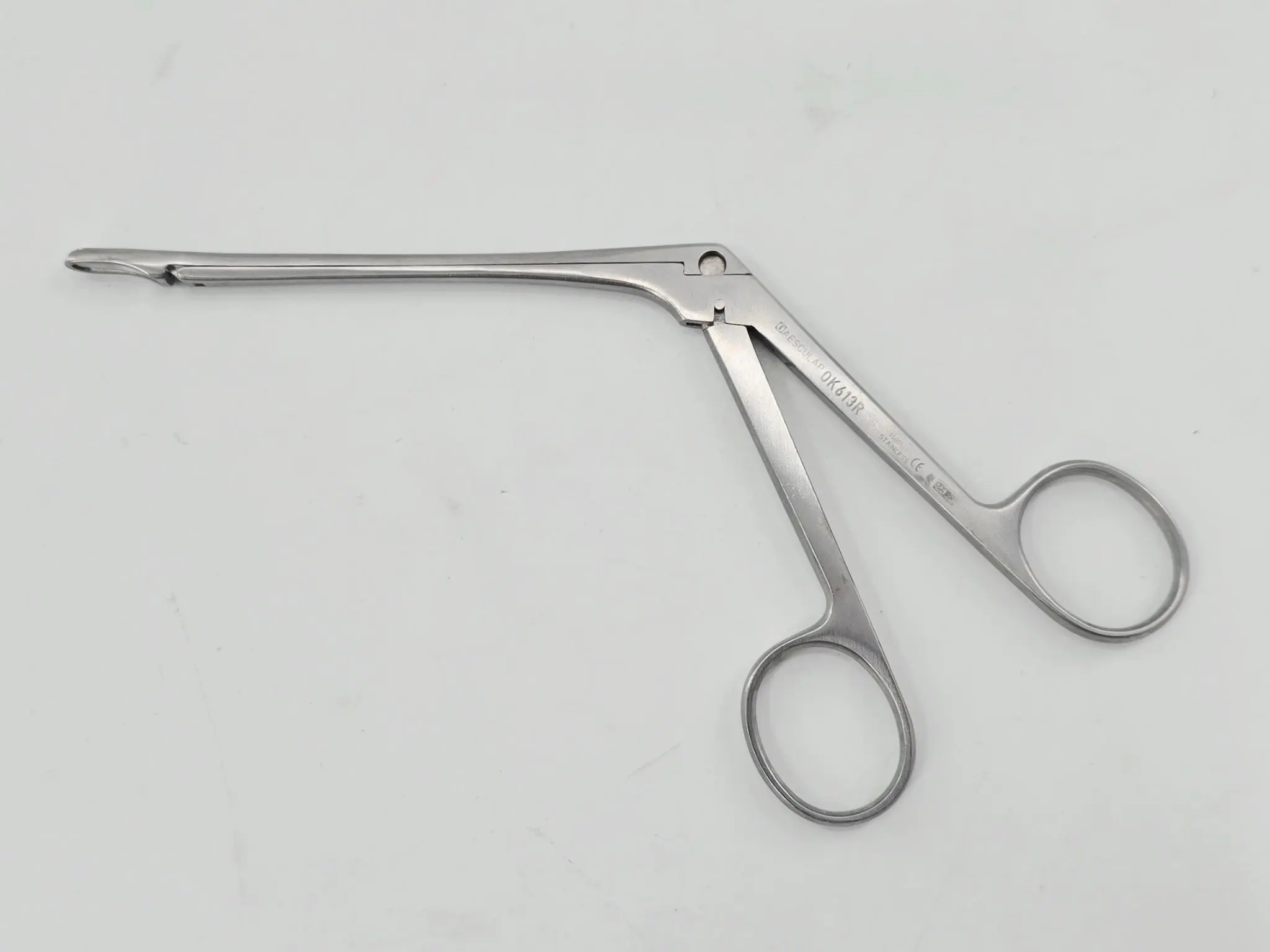 Aesculap OK612R Gruenwald-Henke Conchotome Nasal Cutting Forceps Straight 3mm 7" - Image 2