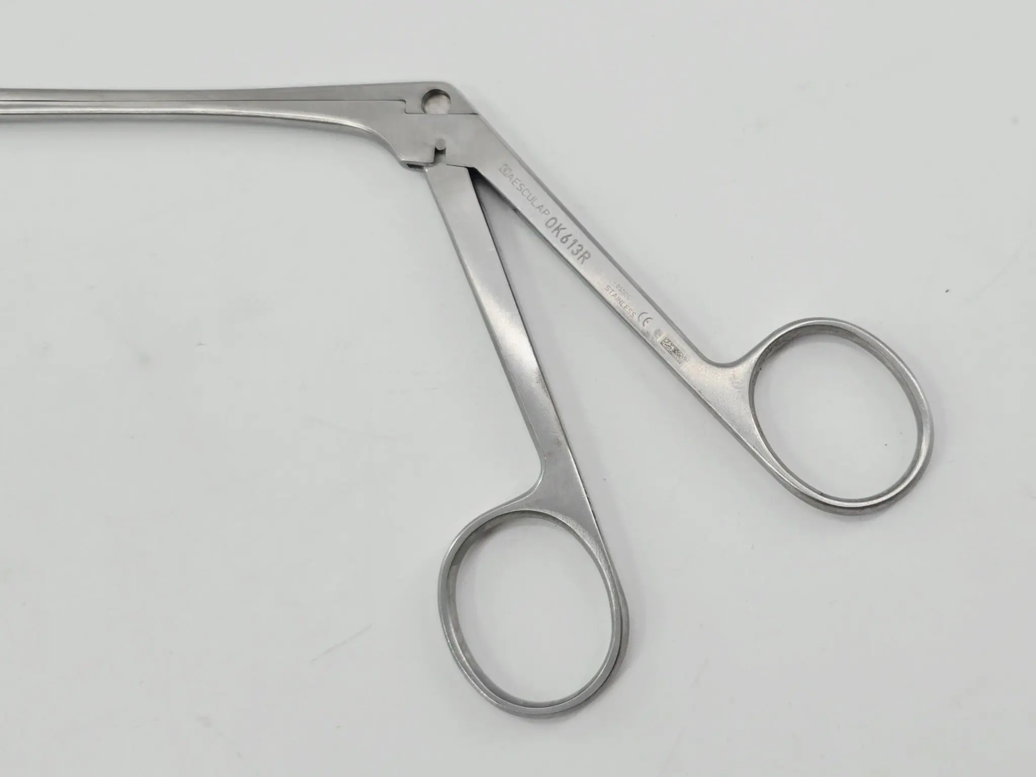 Aesculap OK613R Gruenwald-Henke Conchotome Nasal Cutting Forceps Straight 4mm 7" - Image 3
