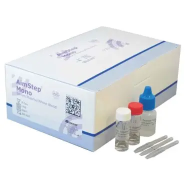 AimStep MONO Mononucleosis Rapid Cassette Test 25/box