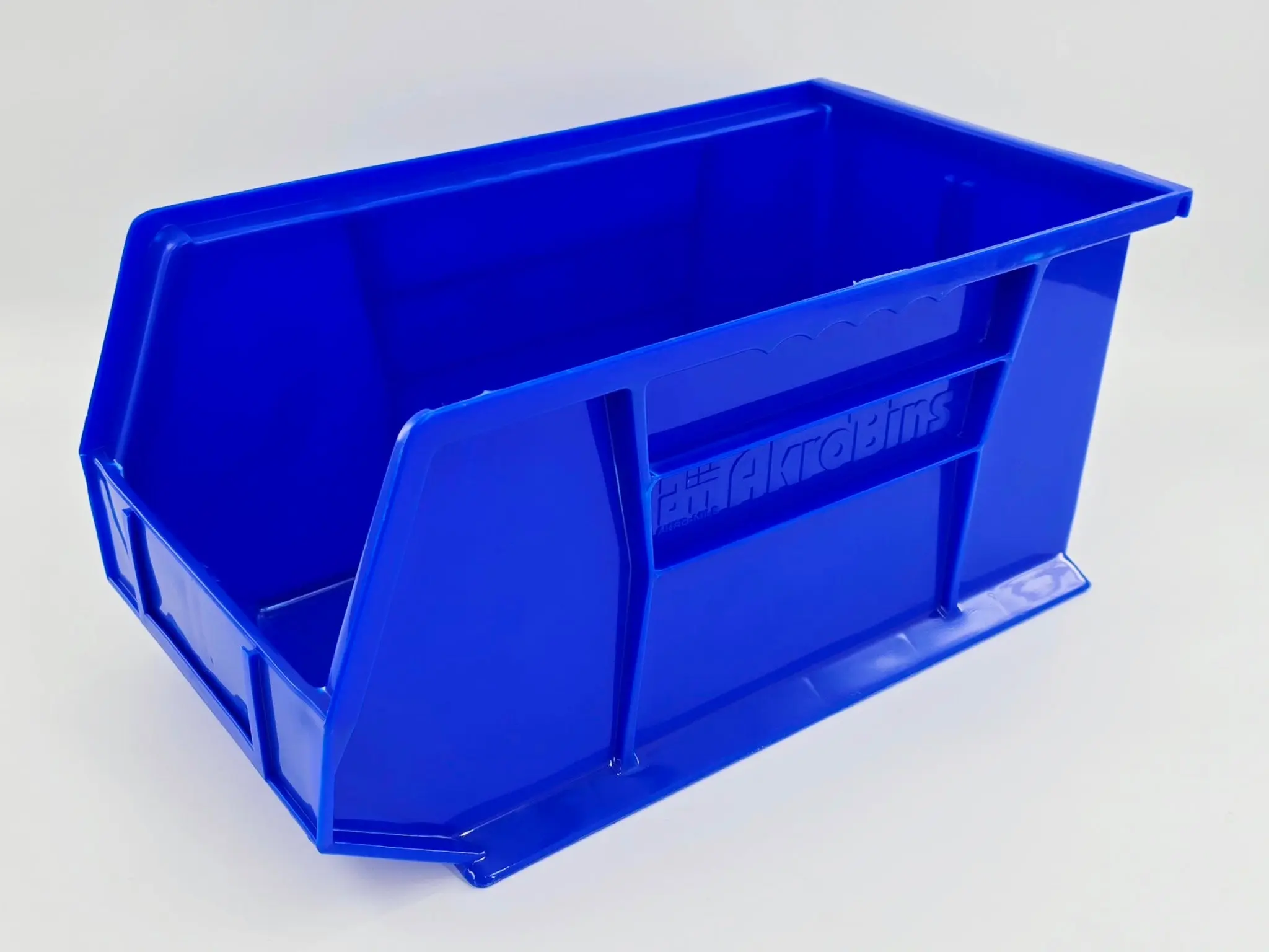 AkroBins 30240 Plastic Storage Bin Medium Blue 14-3/4" x 8-1/4" x 7" 12/CS NEW - Image 2