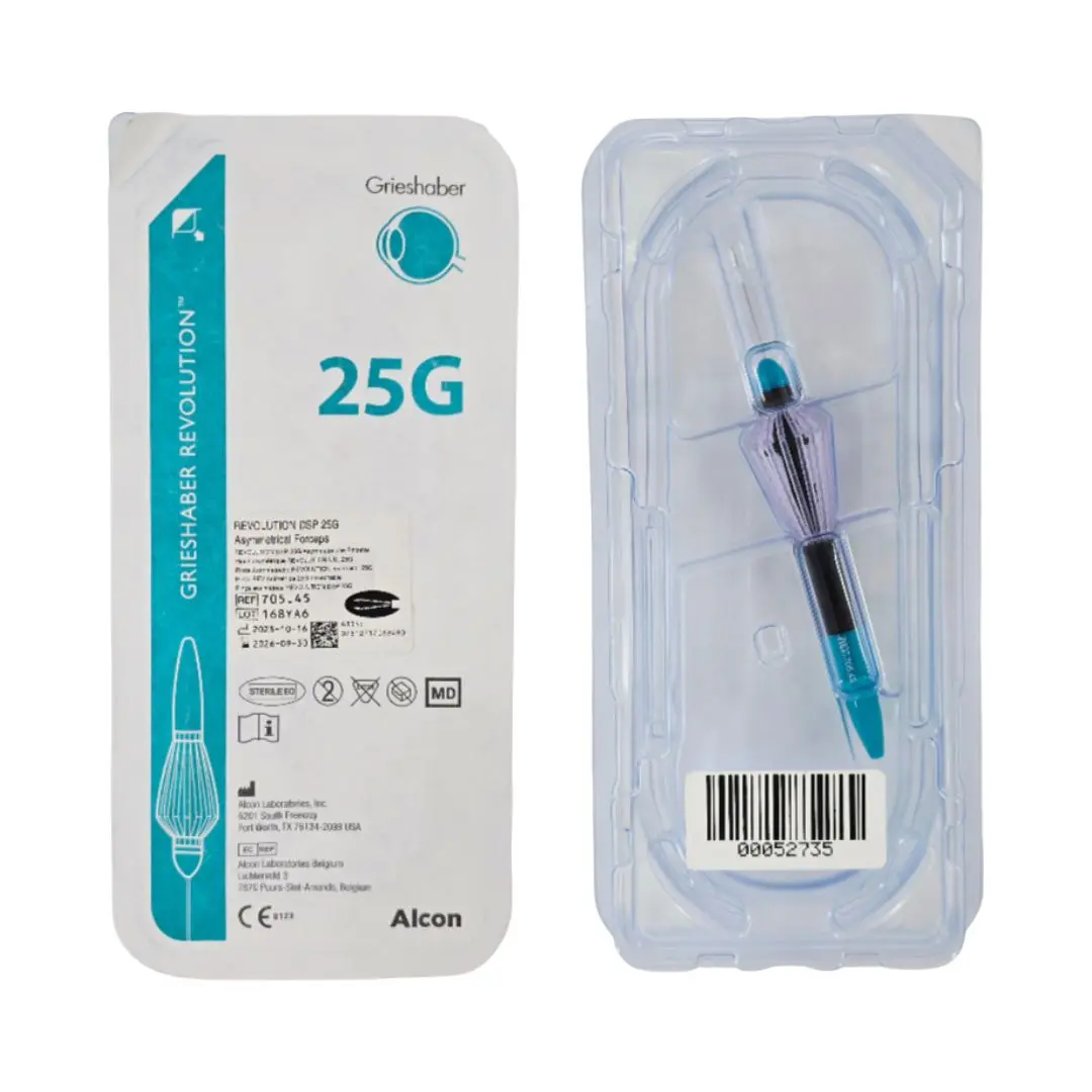 Alcon 705.45 Grieshaber Revolution DSP 25G Asymmetrical Forceps