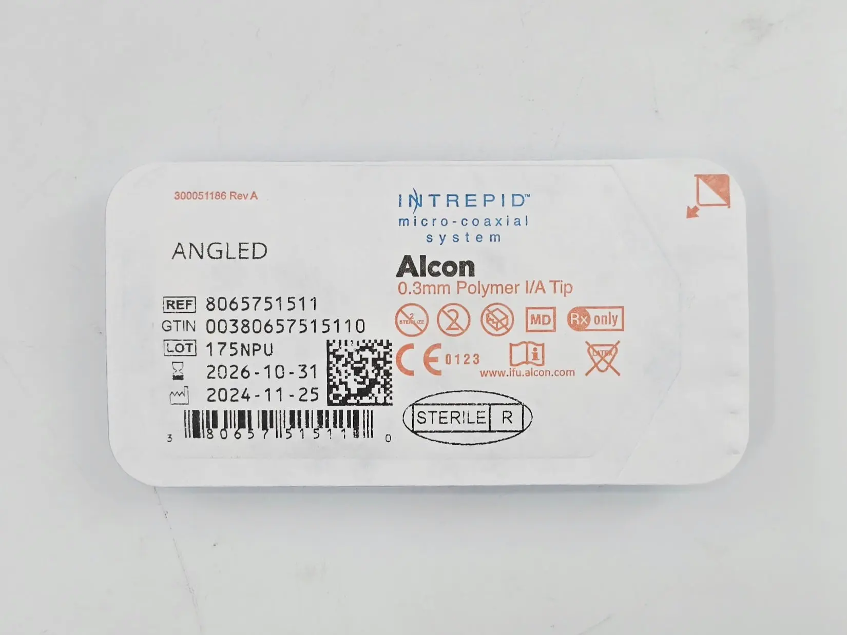 Alcon 8065751511 Intrepid Micro-Coaxial System 0.3mm Polymer I/A Irrigation and Aspiration Tip Angled 1/EA - Image 2