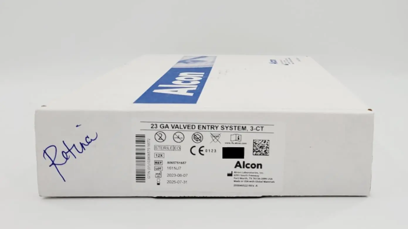 Alcon 8065751657 23G Valved Entry System 3-CT Pack of 11 - Image 2