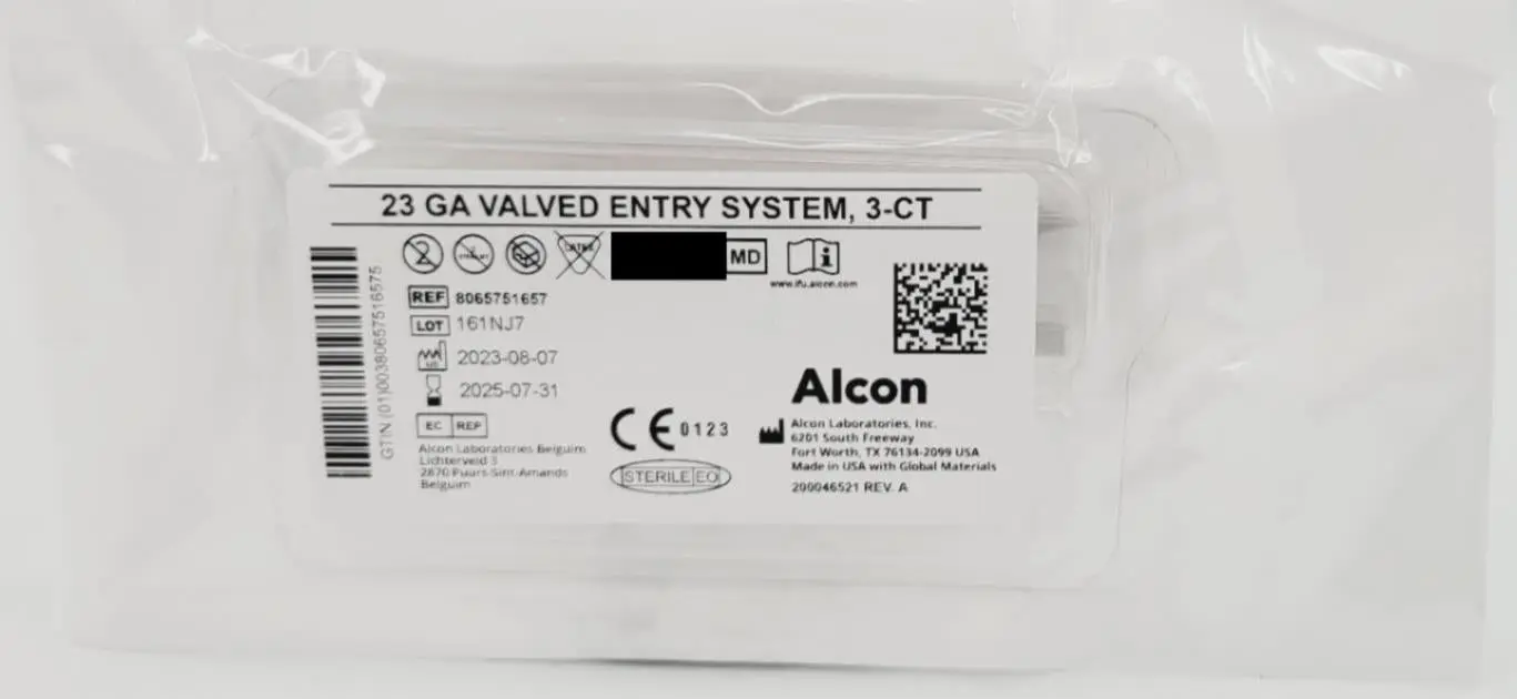 Alcon 8065751657 23G Valved Entry System 3-CT Pack of 11 - Image 3
