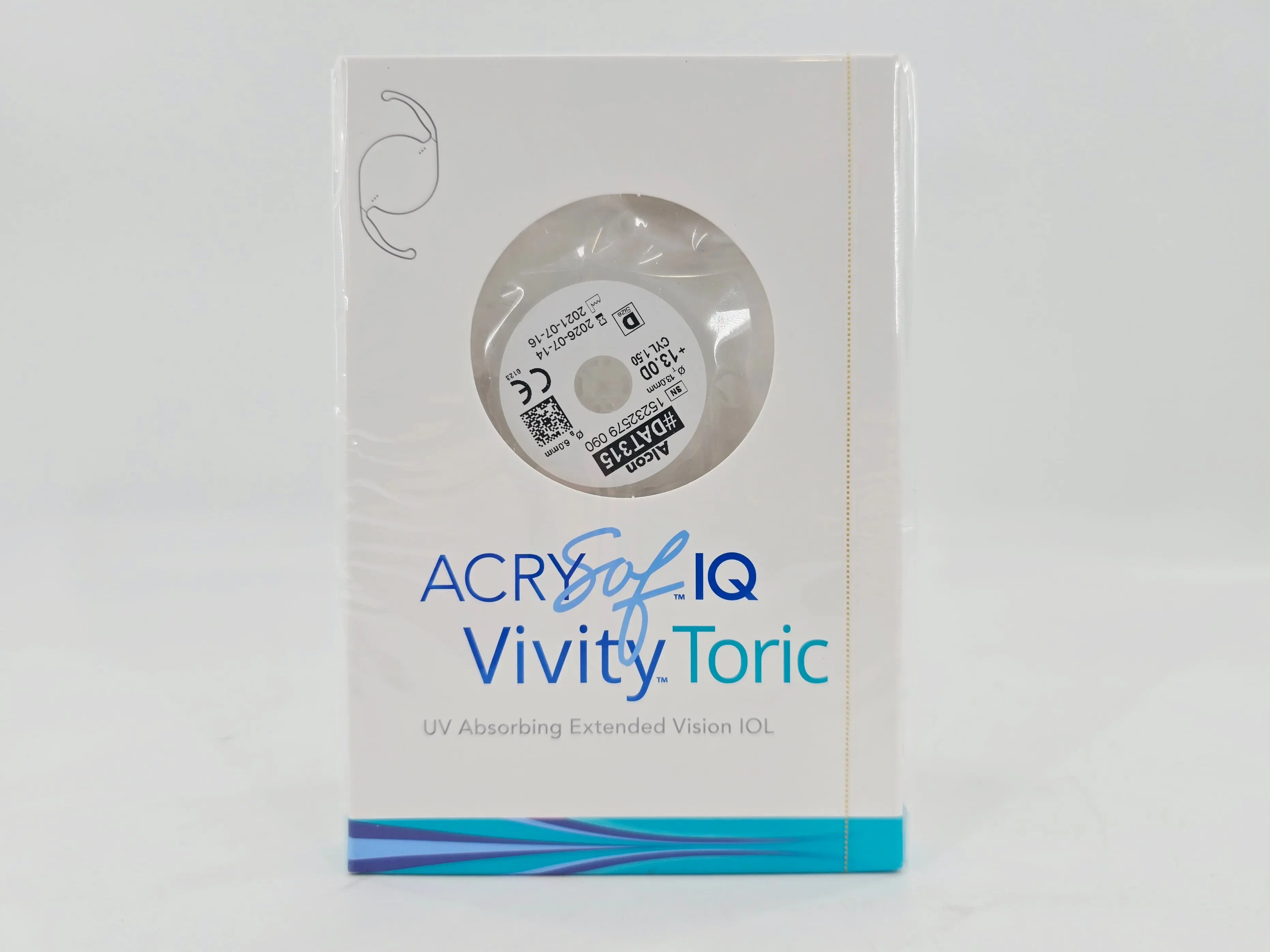 Alcon DAT315.130 AcrySof IQ Vivity Toric UV Absorbing Extended Vision IOL +13.0 D Size D 1/EA - Image 2
