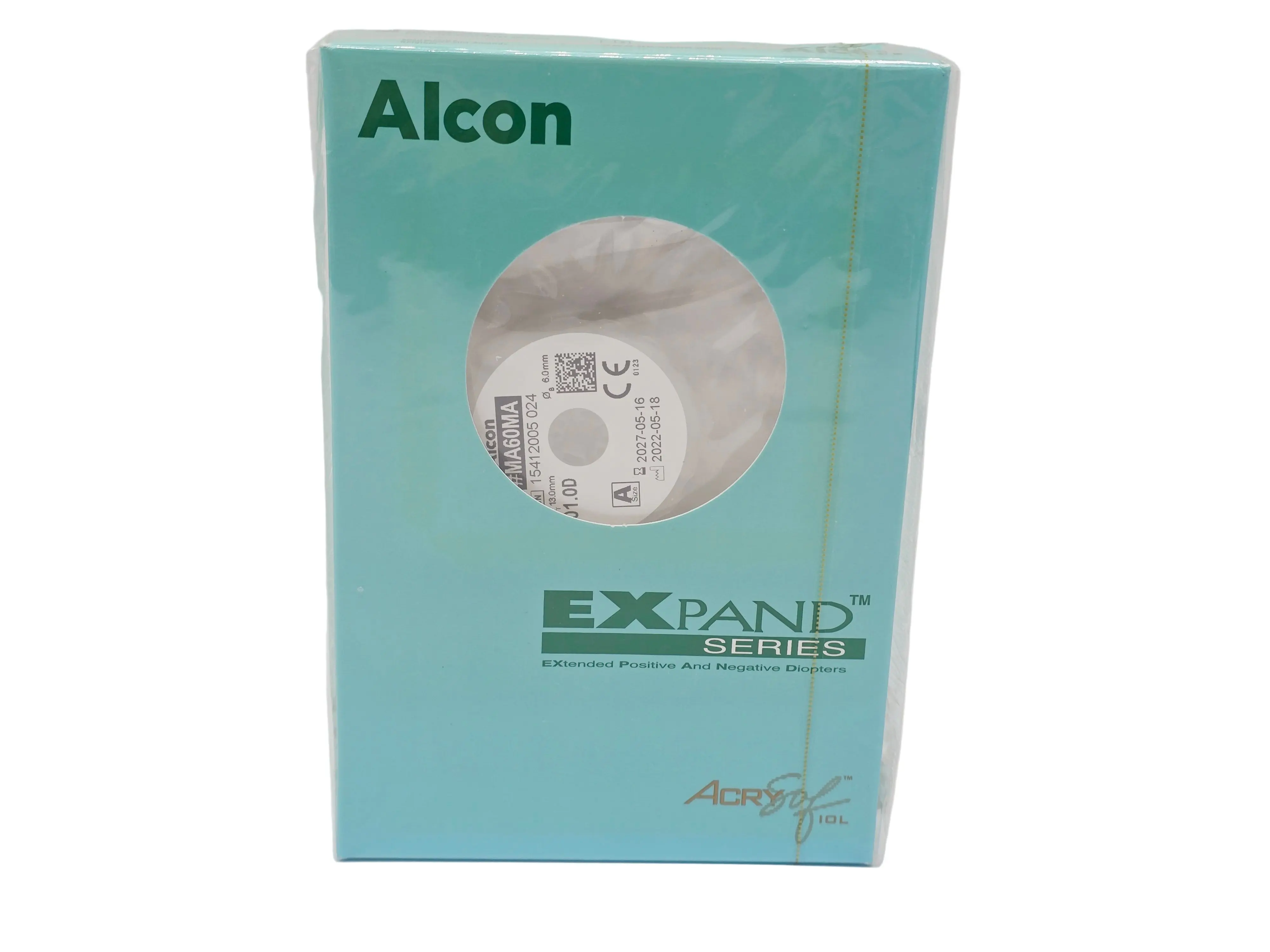 Alcon MA60MA.010 AcrySof Multipiece IOL 13mm/6mm Soft Acrylic Sterile