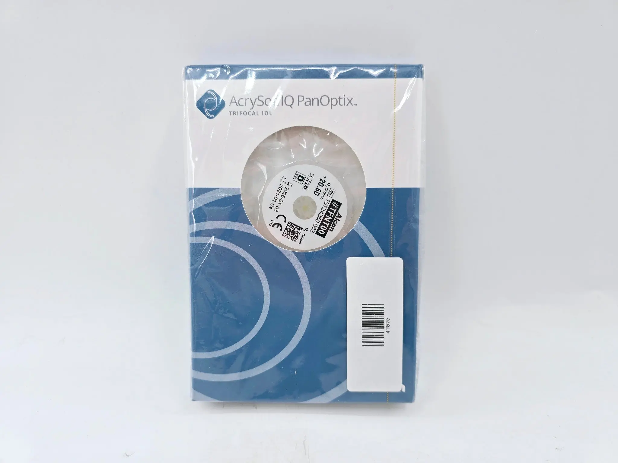 Alcon TFNT00 Acrysof IQ Trifocal IOL Size D +20.5 D UV & Blue Light Filter - Image 3