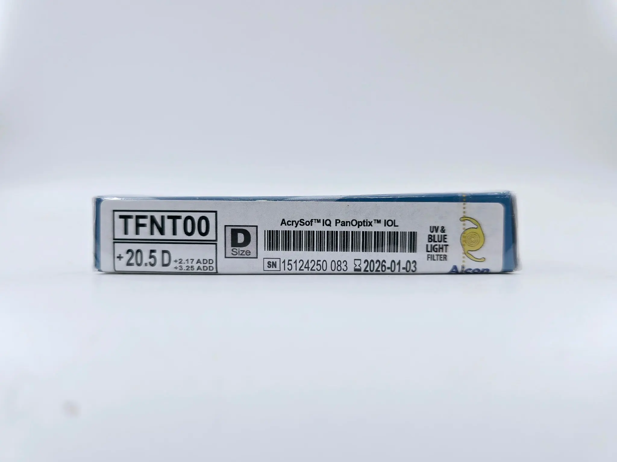 Alcon TFNT00 Acrysof IQ Trifocal IOL Size D +20.5 D UV & Blue Light Filter - Image 4
