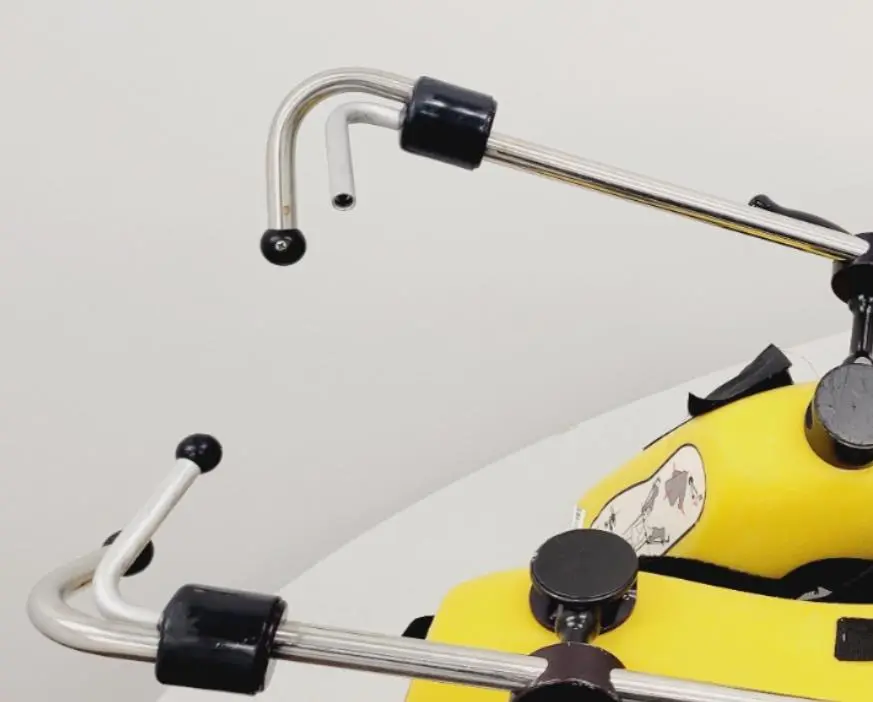 Allen Medical Yellowfin Stirrups Left & Right w/ Reusable Pads & Cart - Image 7