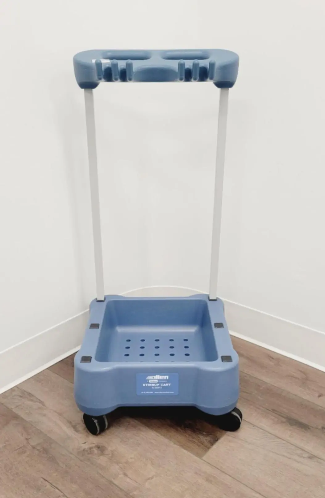 Allen Medical Yellowfin Stirrups Left & Right w/ Reusable Pads & Cart - Image 8