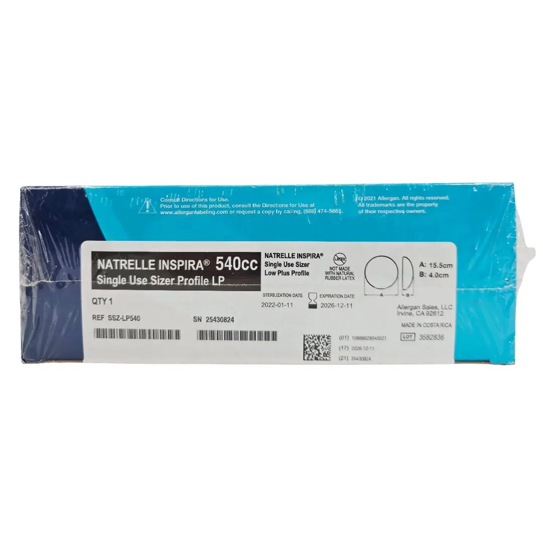 Allergan SSZ-LP540 NATRELLE INSPIRA Single Use Sizer Low Plus Profile 540cc