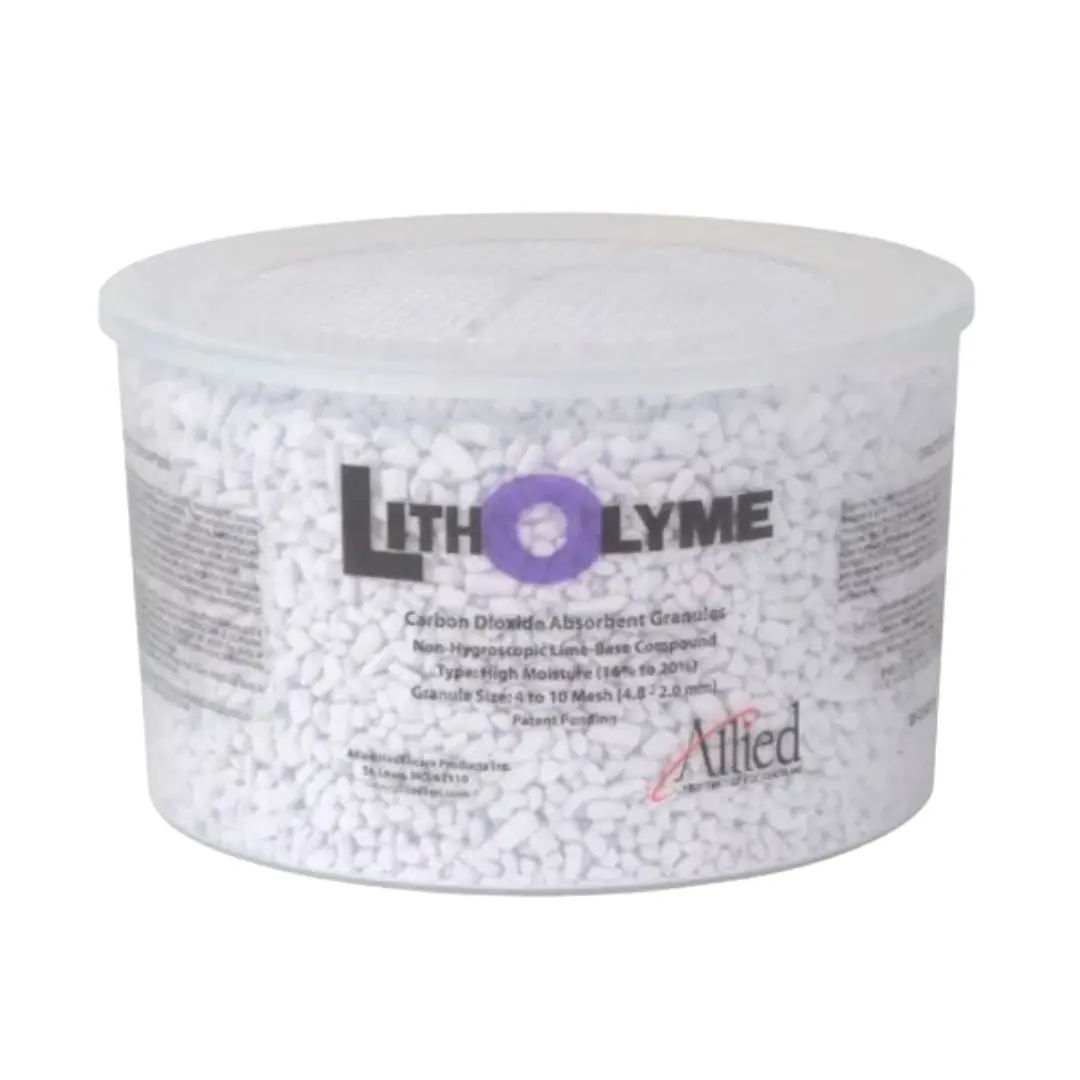 Allied Healthcare AHC-55-01-0015 Litholyme Carbon Dioxide Absorbent Cylindrical Canister 1kg 1/EA