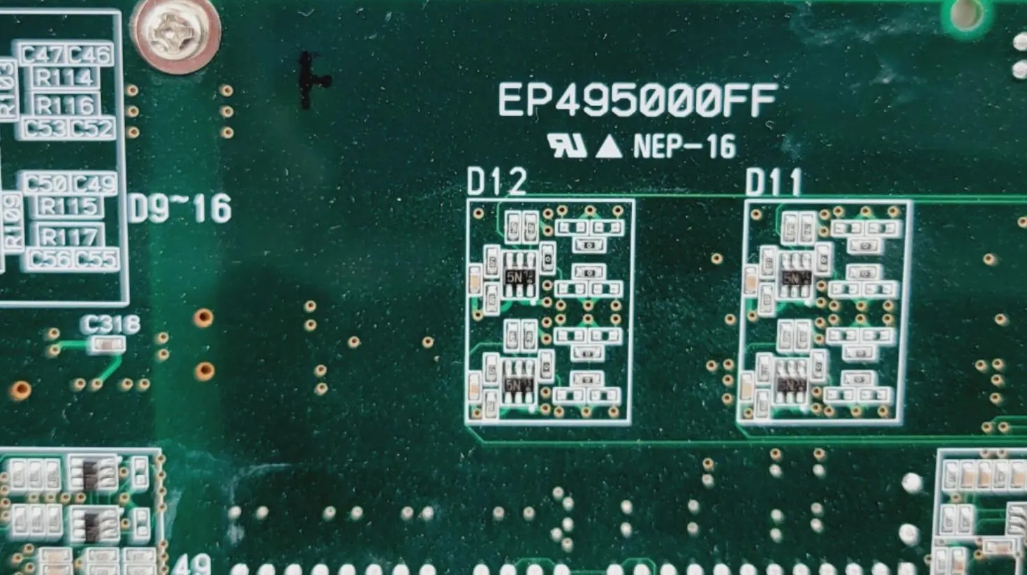 Aloka EP495000 FF Wave Generator Board Assembly from an Aloka Alpha 10 Pro Sound - Image 3