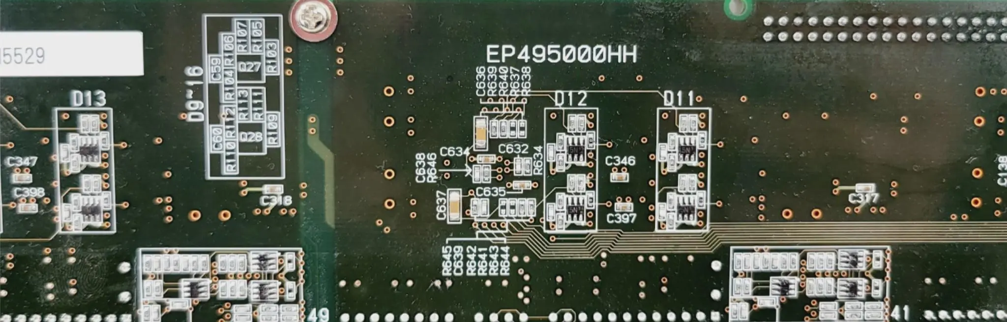 Aloka EP495000 HH Wave Generator Board Assembly from an Aloka Alpha 10 Pro Sound - Image 4