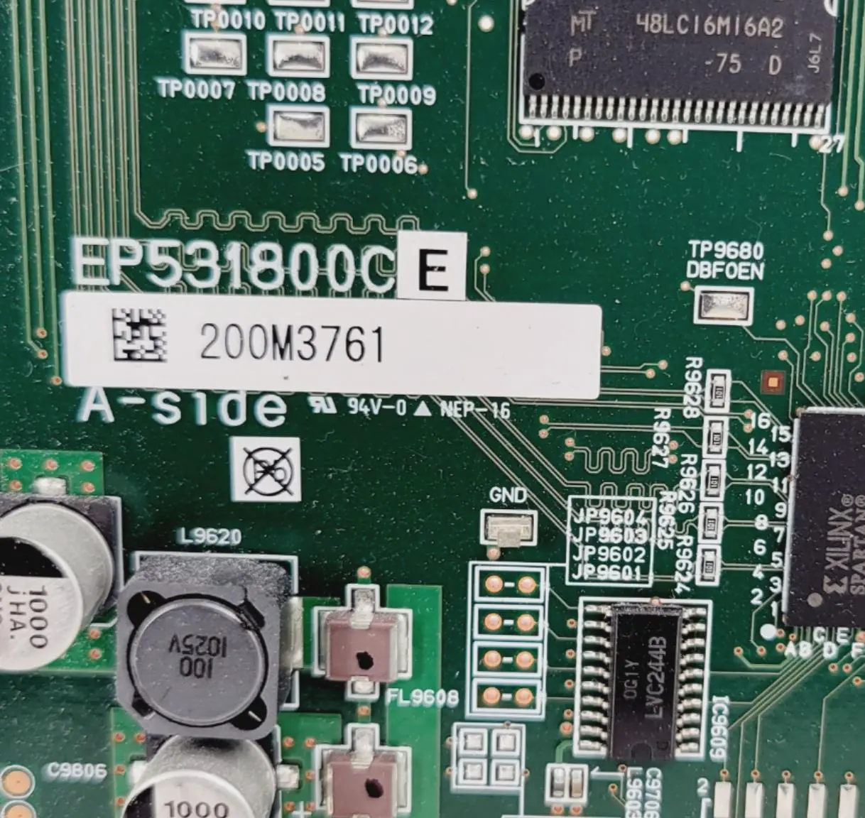 Aloka EP531800 CE RX Beamformer Board Assembly from an Aloka Alpha 10 Pro Sound - Image 2