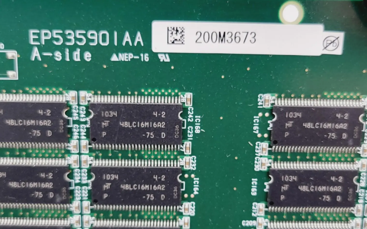 Aloka EP535901 AA Board Assembly from an Aloka Alpha 10 Pro Sound - Image 2