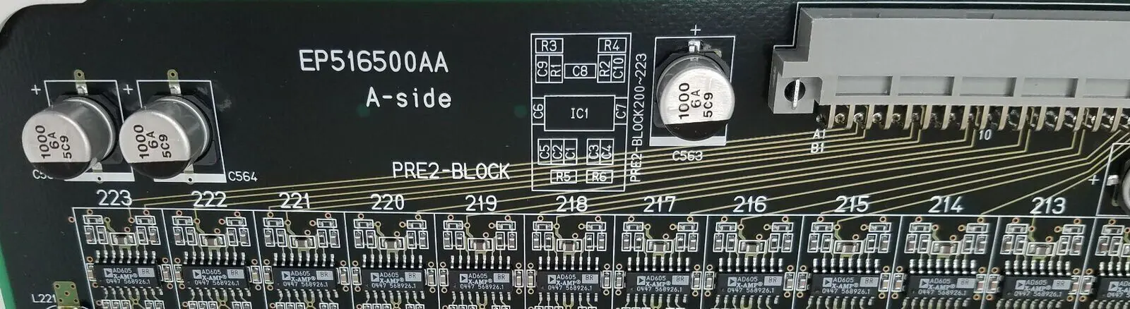 Aloka SSD-5 Ultrasound EP516500AA Board A-Side With EP527800AA Board - Image 4