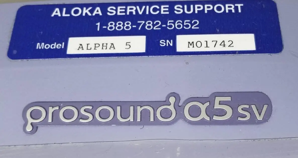 Aloka SSD-a5 Ultrasound Prosound Keyboard ALPHAV 5 SV S/N: M01742 - Image 5