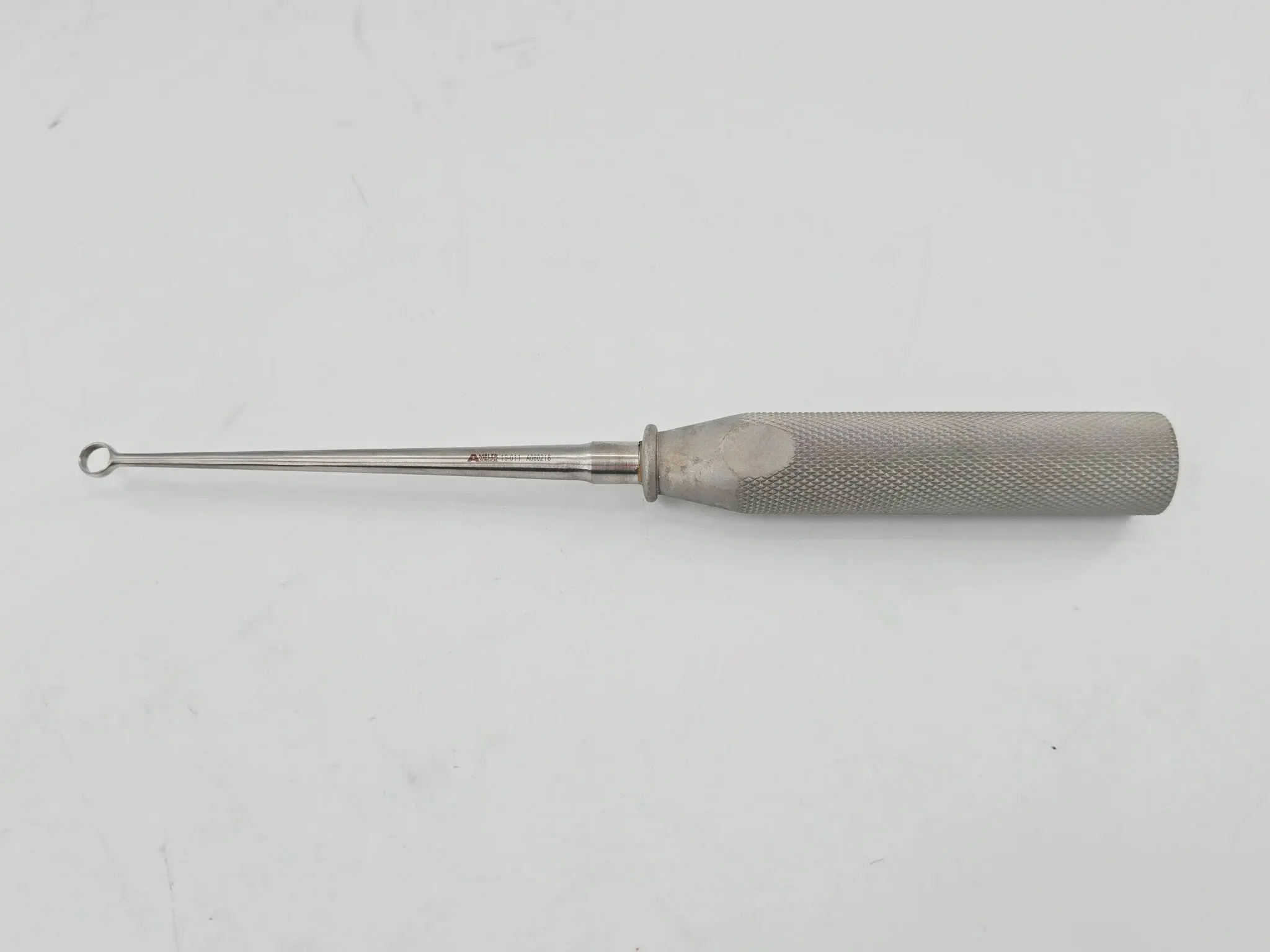 Ambler Surgical 19-011 6.0mm Cone Ring Curette Straight #2 Orthopedic 9" - Image 2