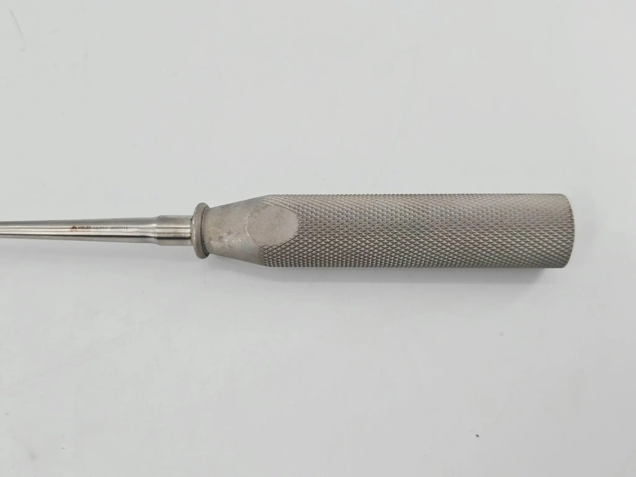 Ambler Surgical 19-011 6.0mm Cone Ring Curette Straight #2 Orthopedic 9" - Image 3