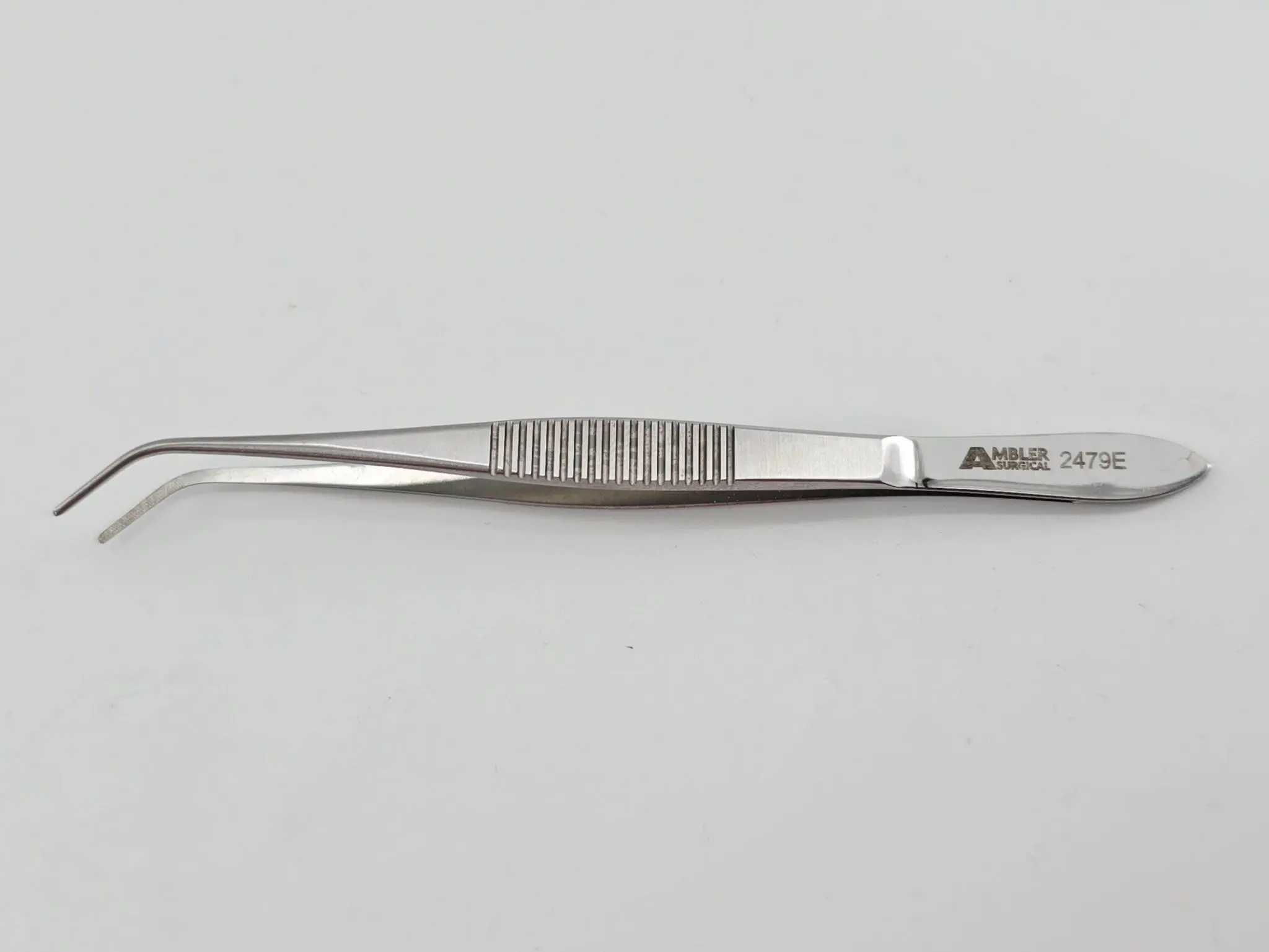 Ambler Surgical 2479E Nugent Utility Forceps 10mm Tips Angled 45° 4-1/4" - Image 2