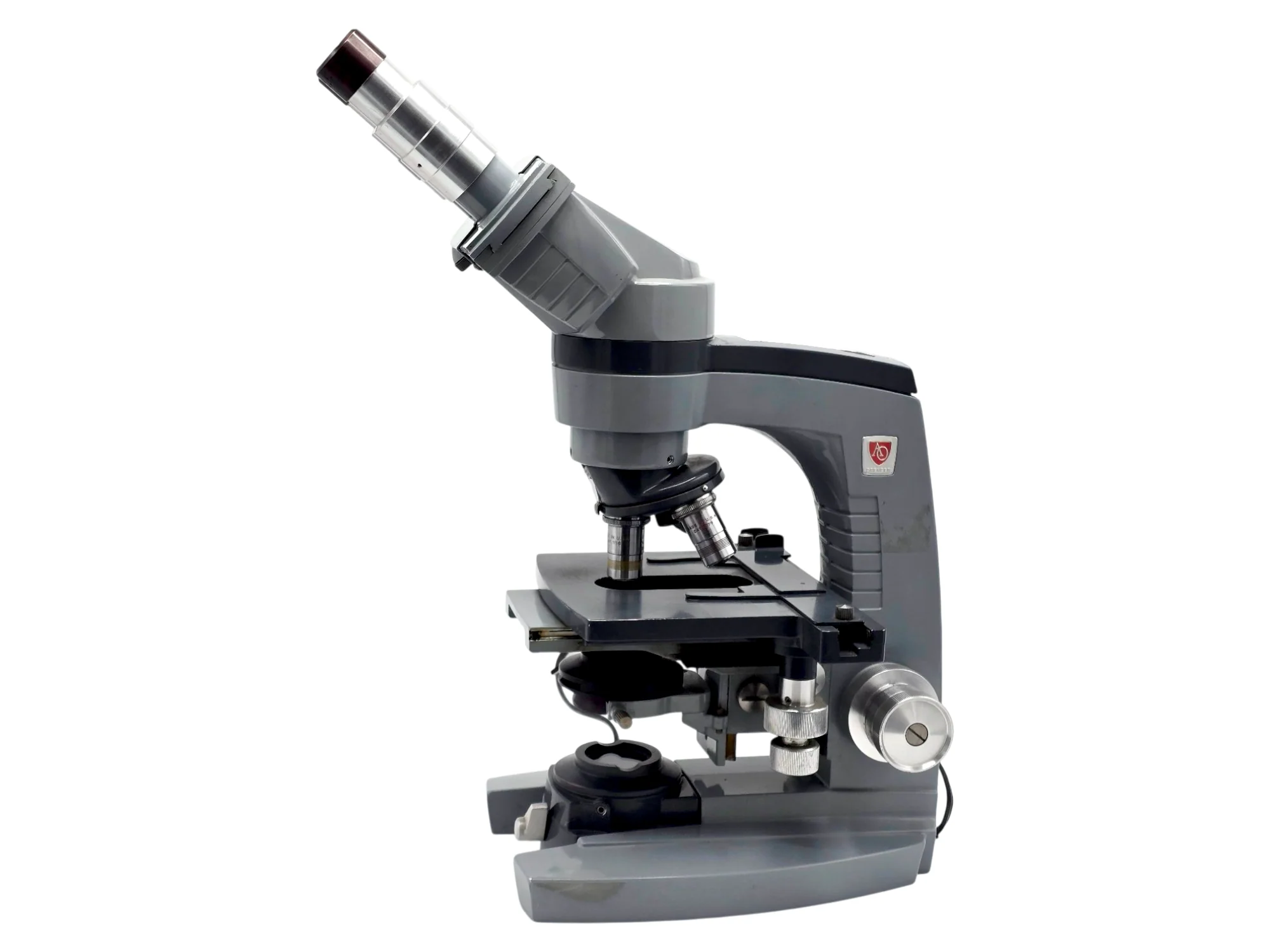 American Optical Spencer Binocular Compound Microscope 10X / 45X / 100X Oil - Image 2